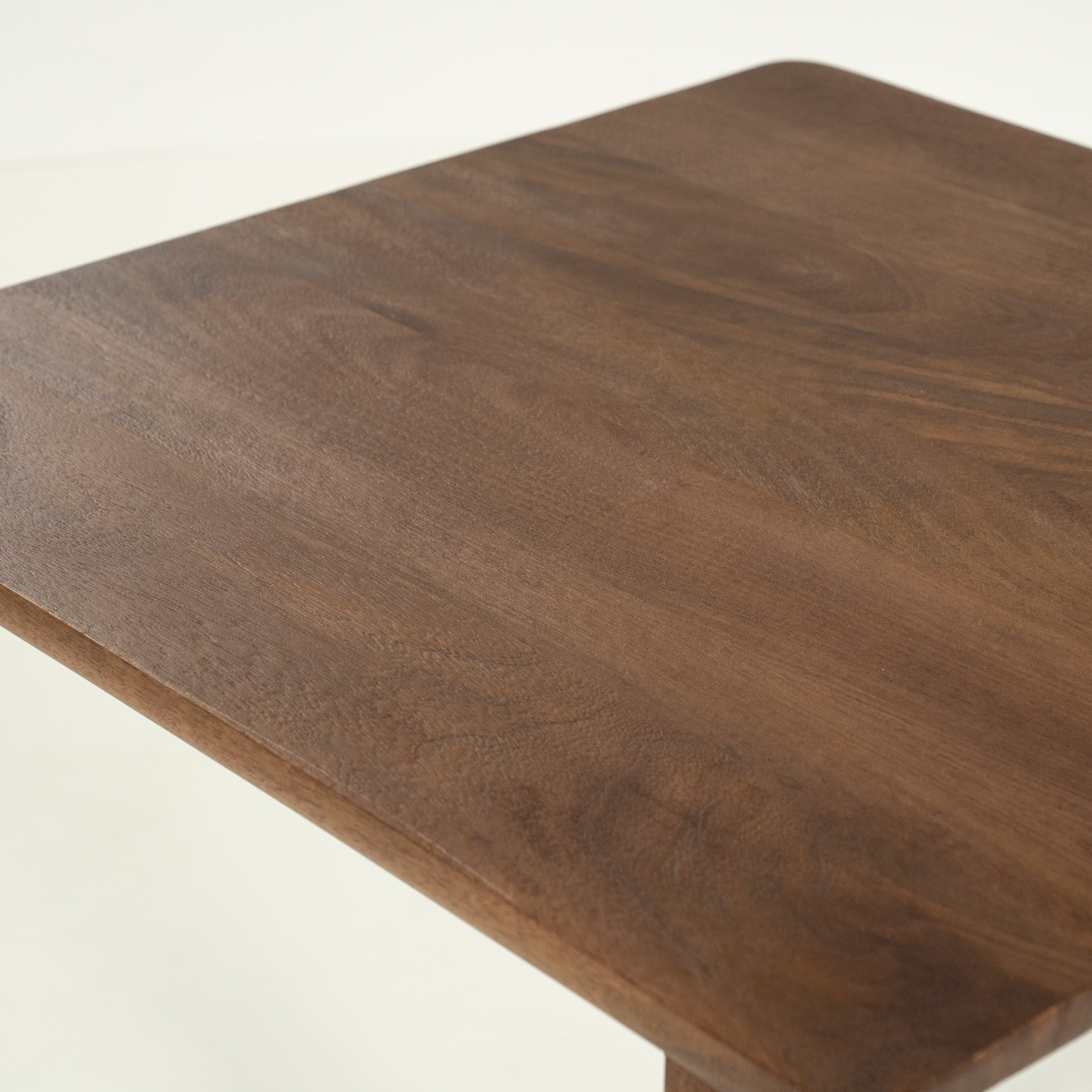 Square Bistro Table FLORENT Dark Mango Wood