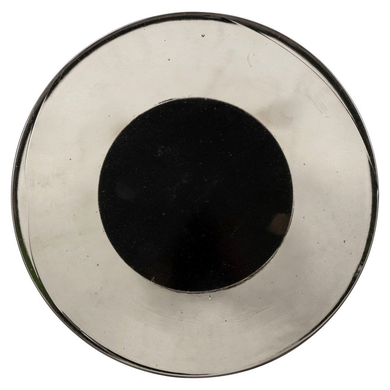 Beistelltisch BARWICK mit Glasplatte und braunem Gestell