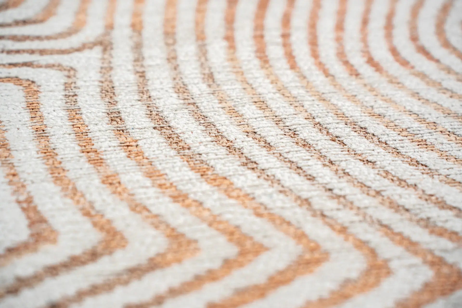 Dywan owalny CORAL INDIAN SAND pomarańczowy z beżowym