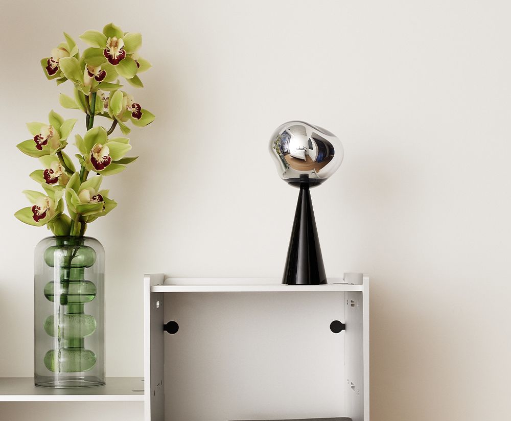[Bald kommt] Vase Bump Green Glass [Julia] [Amelia Spring]