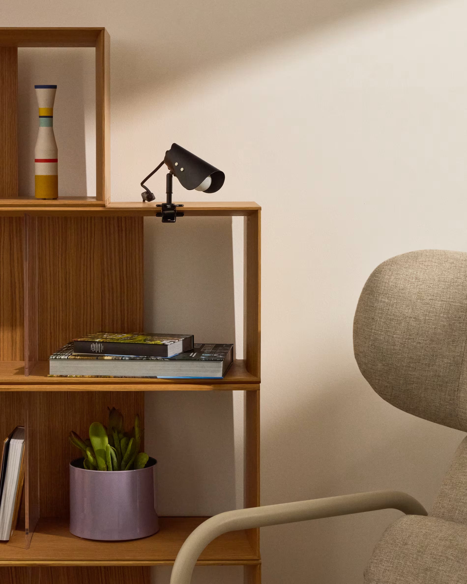 Lampa biurkowa z klipsem JULA czarny