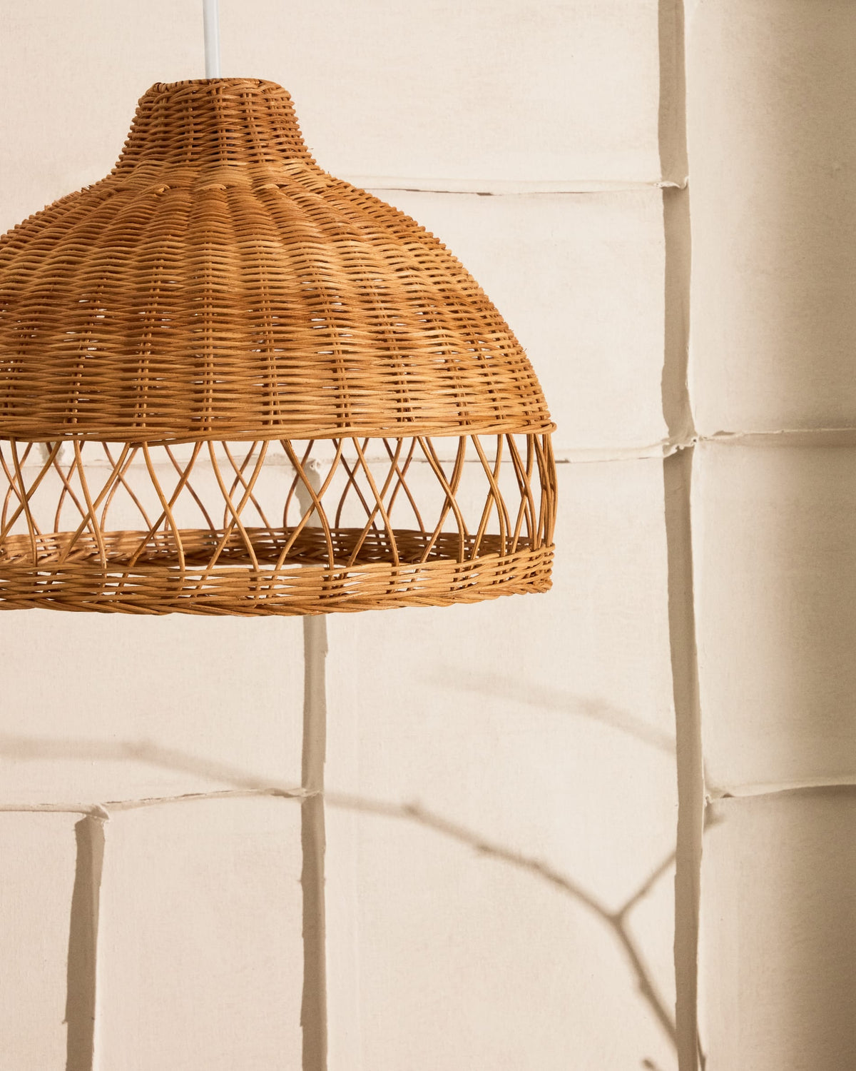 Abażur LOURA naturalny rattan – ujęcie 4