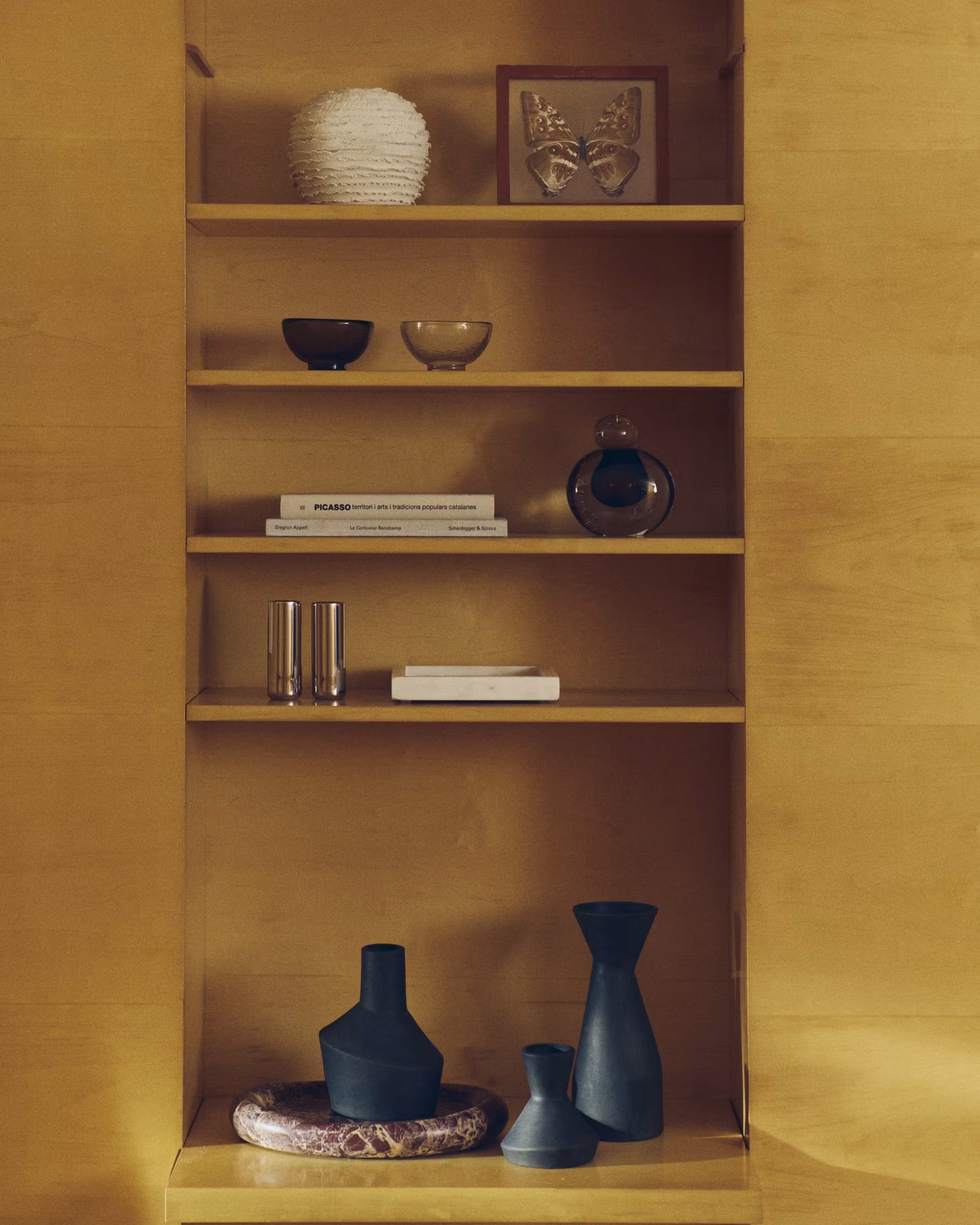 Taca LENOREL bordowy marmur