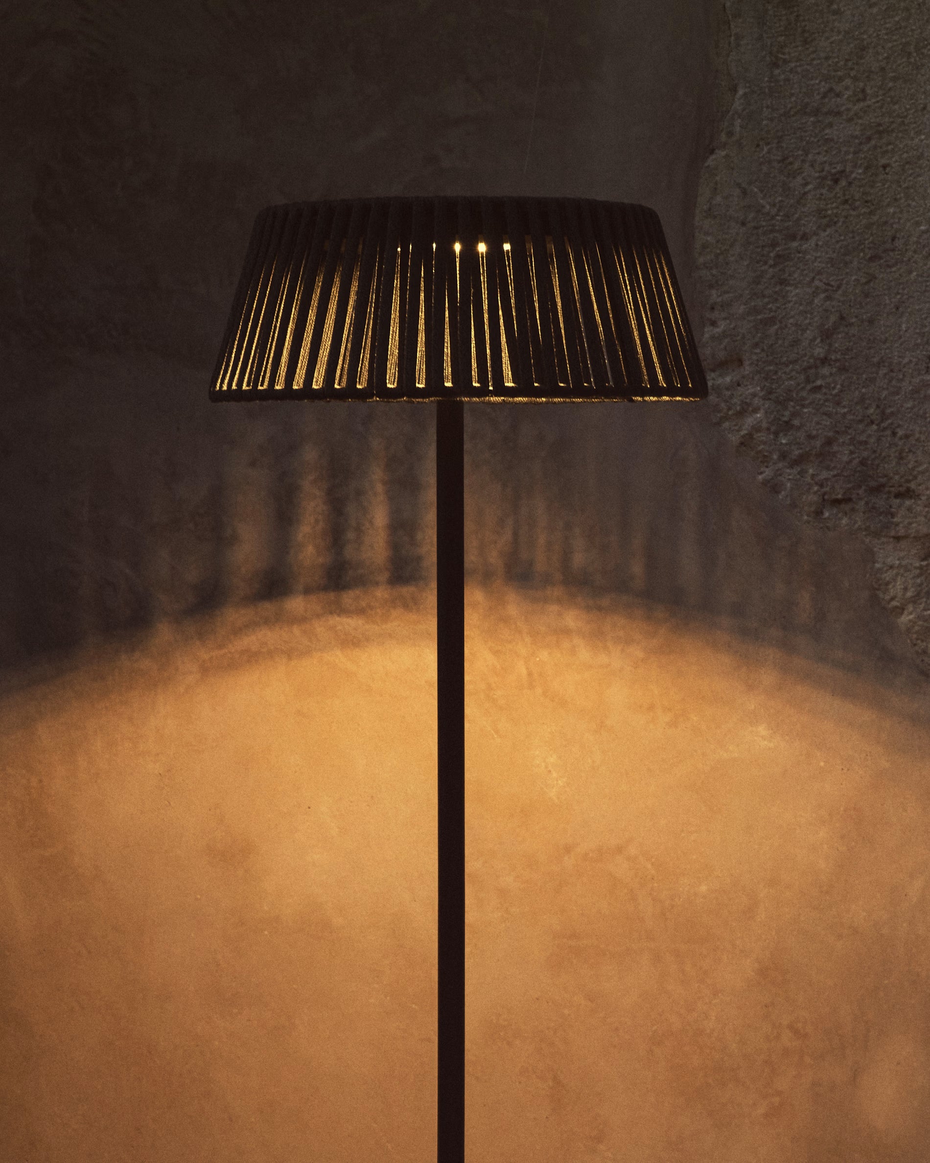 Lampa ogrodowa podłogowa solarna ALDET zielony
