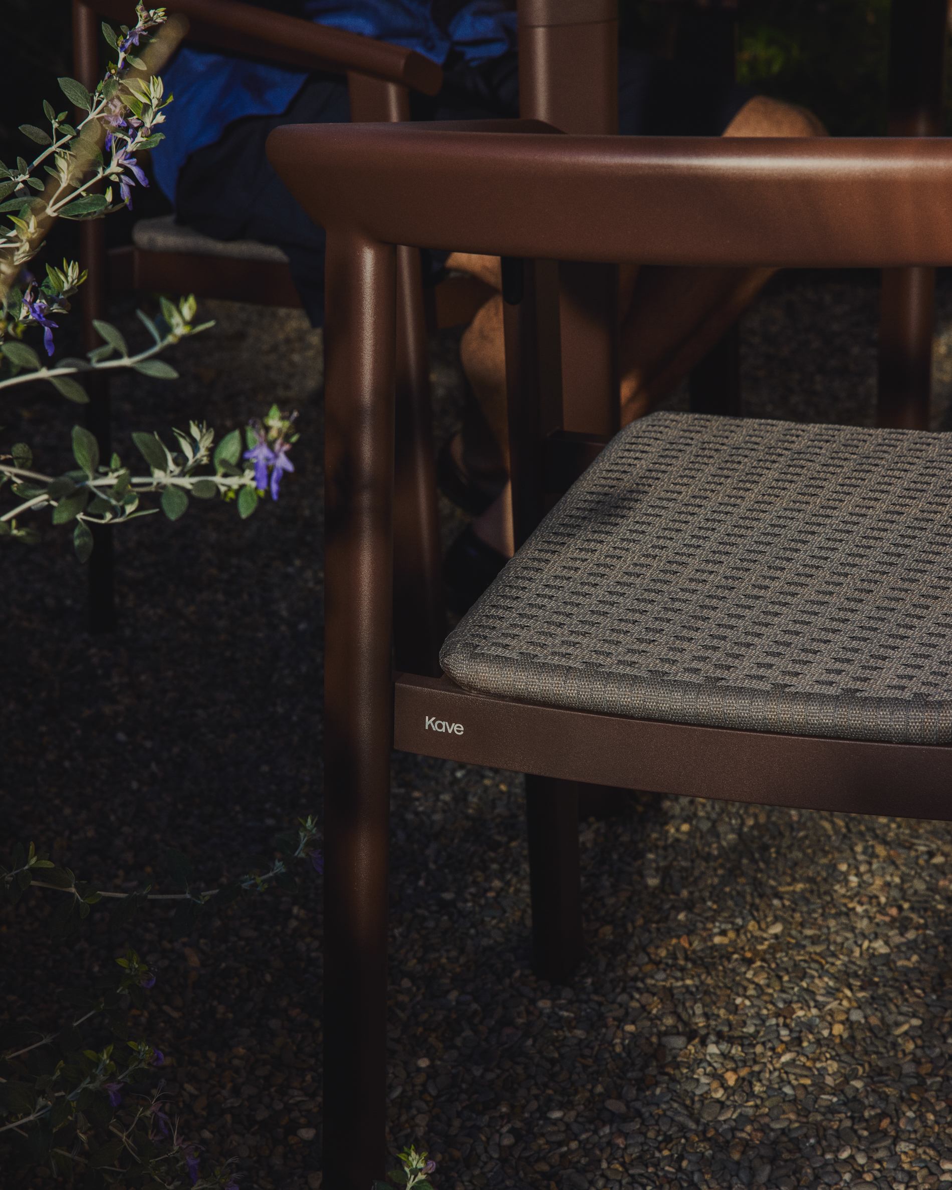 Krzesło ogrodowe ERICE brązowy