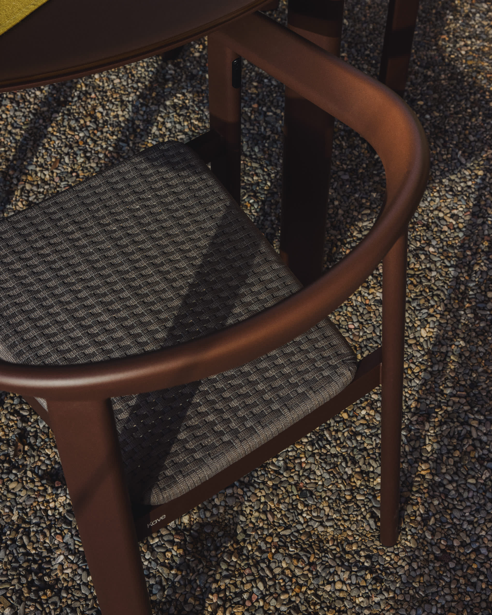 Krzesło ogrodowe ERICE brązowy