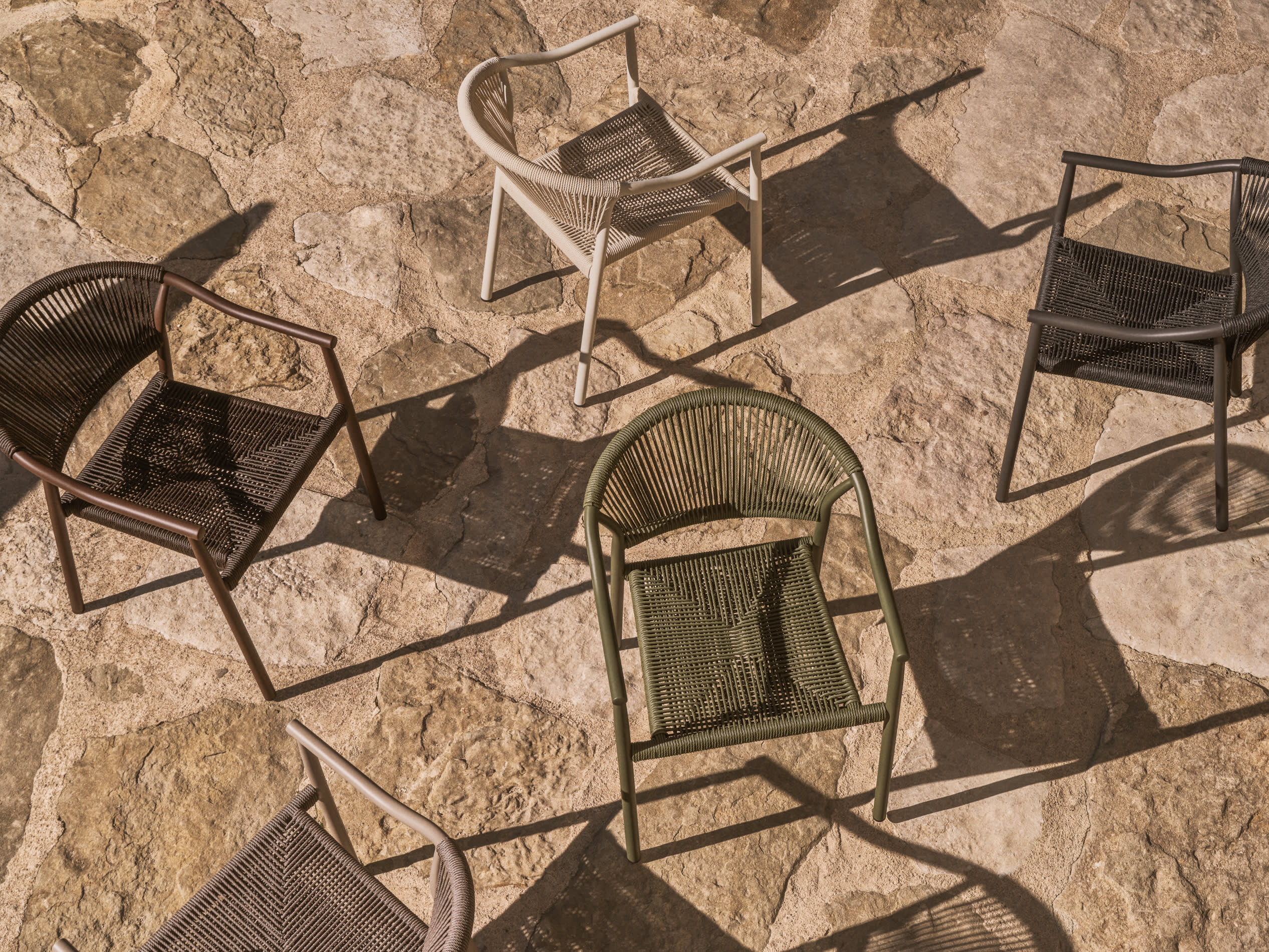 Krzesło ogrodowe LIVADIA ecru