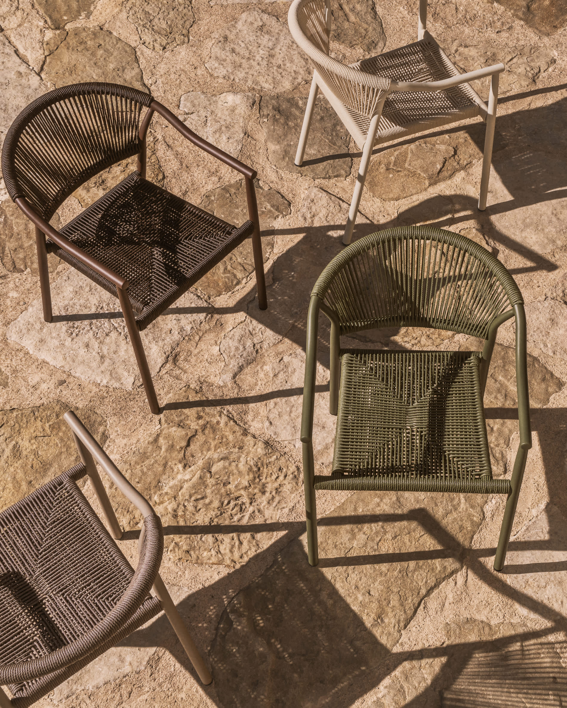 Krzesło ogrodowe LIVADIA ecru