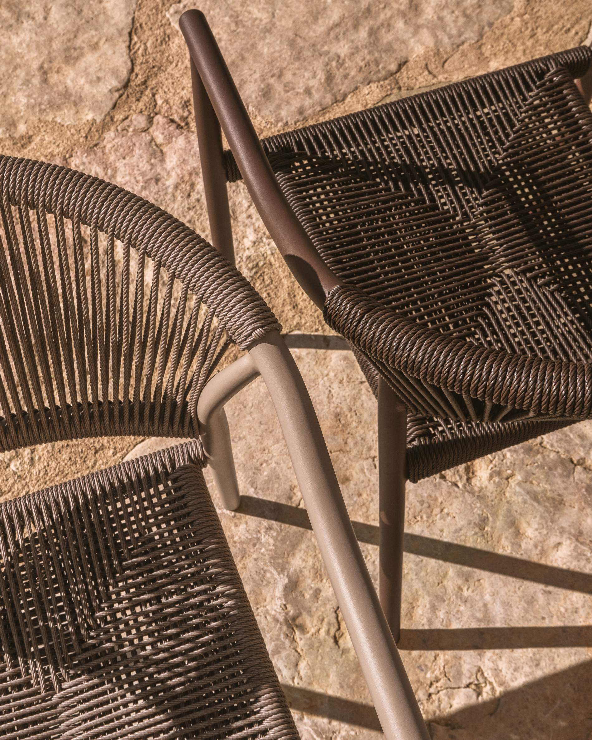 Krzesło ogrodowe LIVADIA taupe