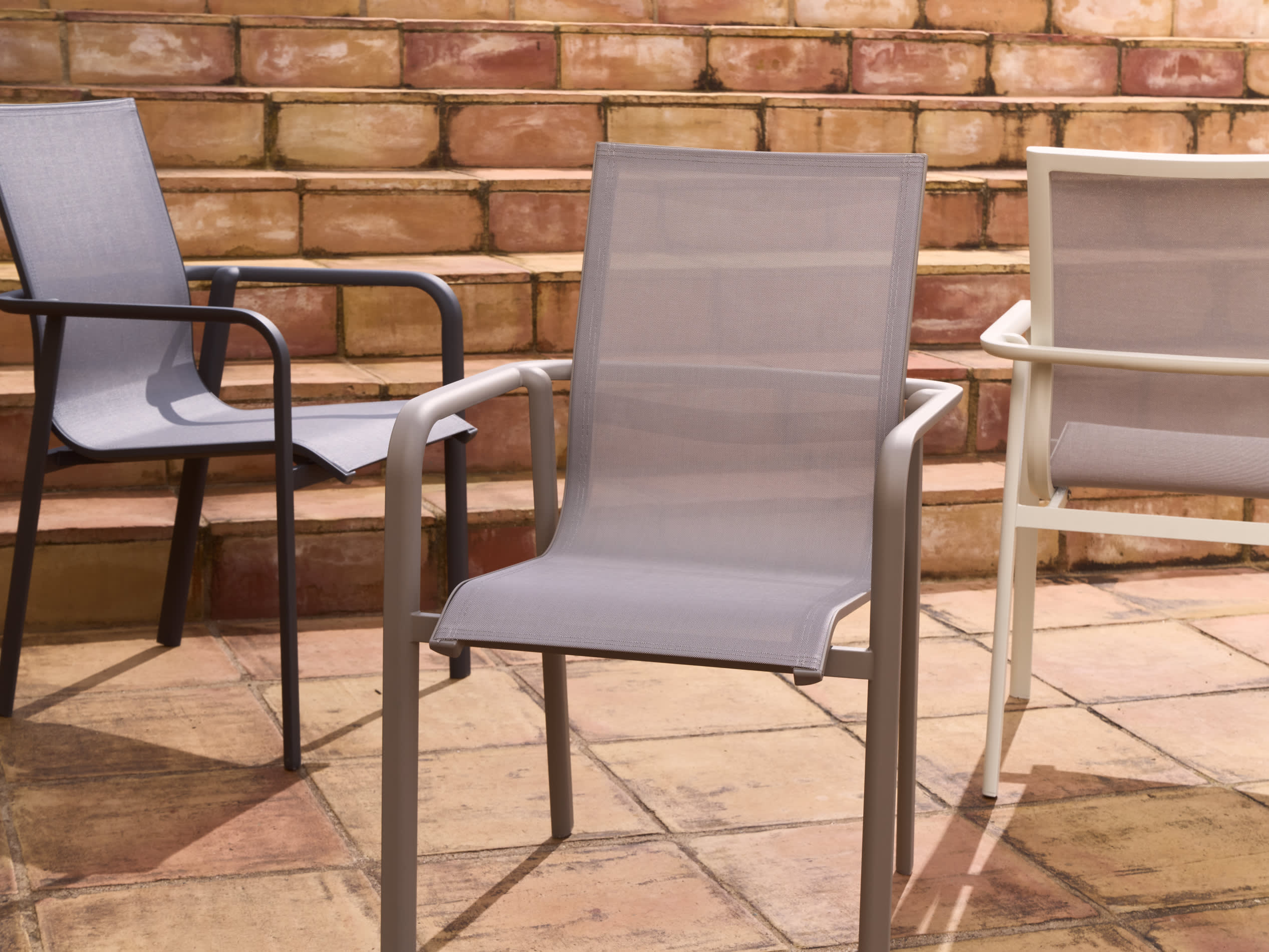 Gartenstuhl CANEA taupe