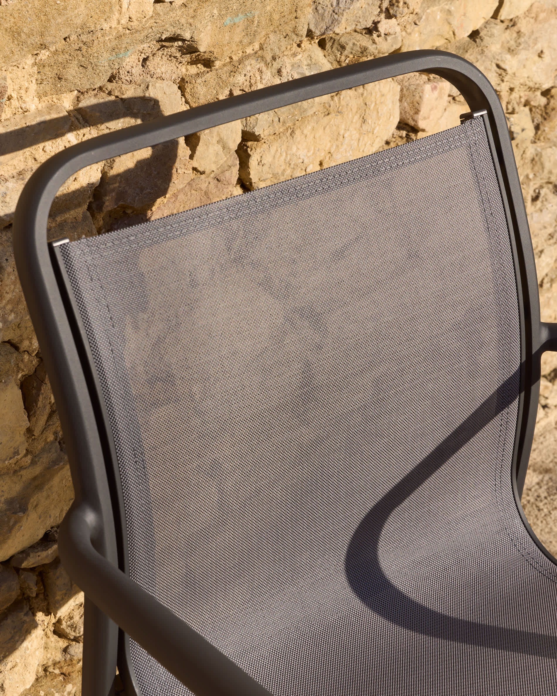 Krzesło ogrodowe LURI grafitowy