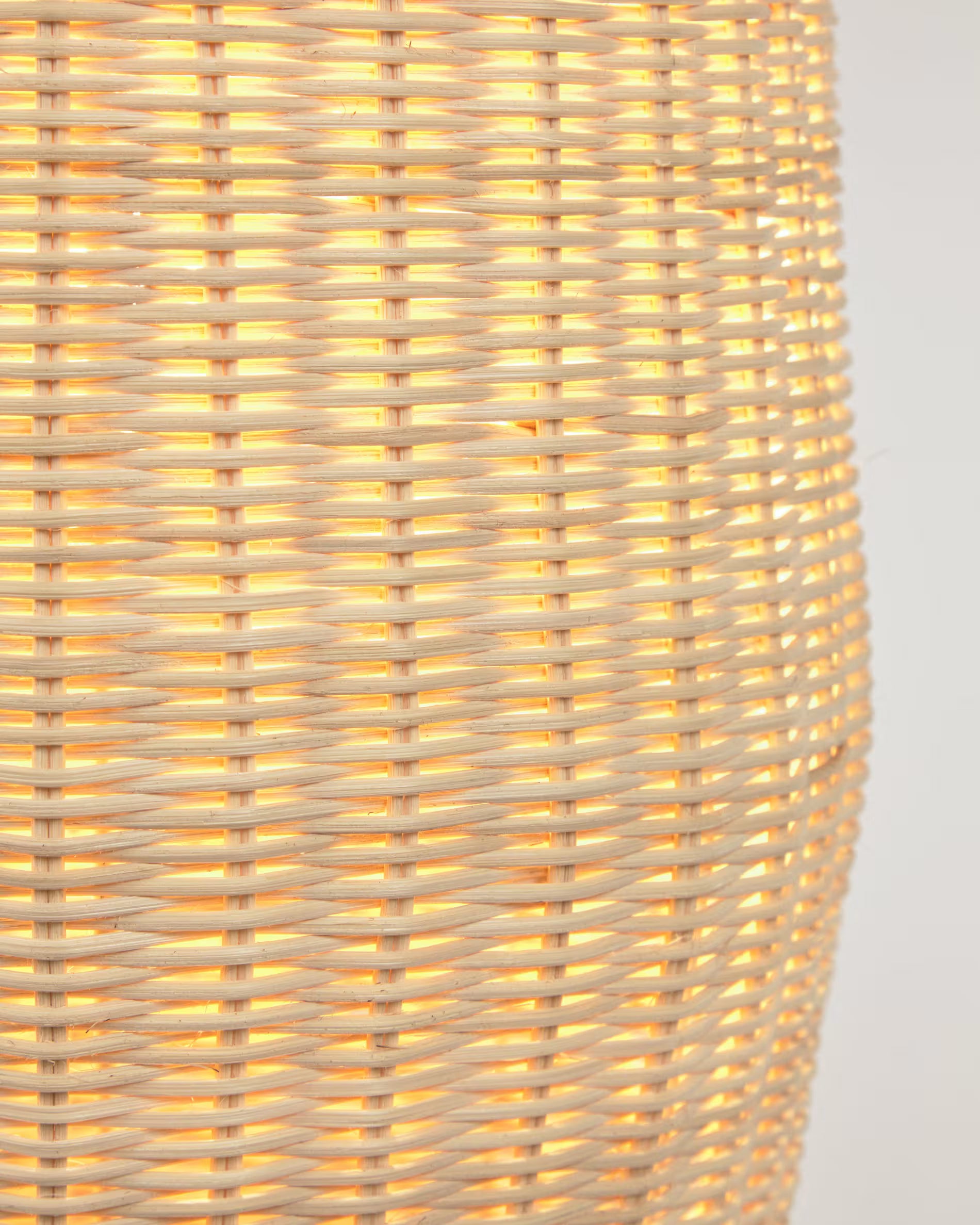 Lampa podłogowa KAMARIA rattan