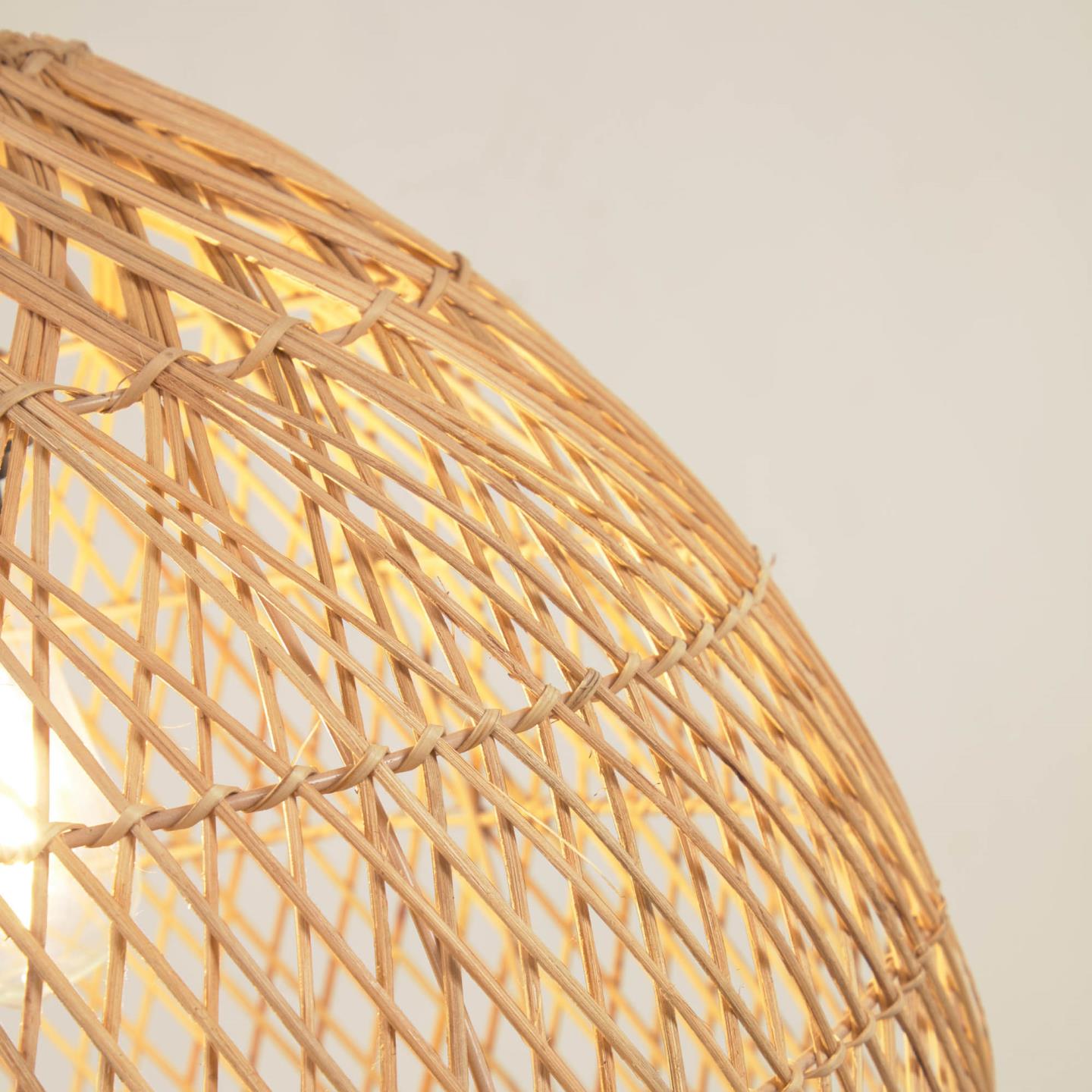 Lampa wisząca DOMITILA naturalny rattan La Forma    Eye on Design