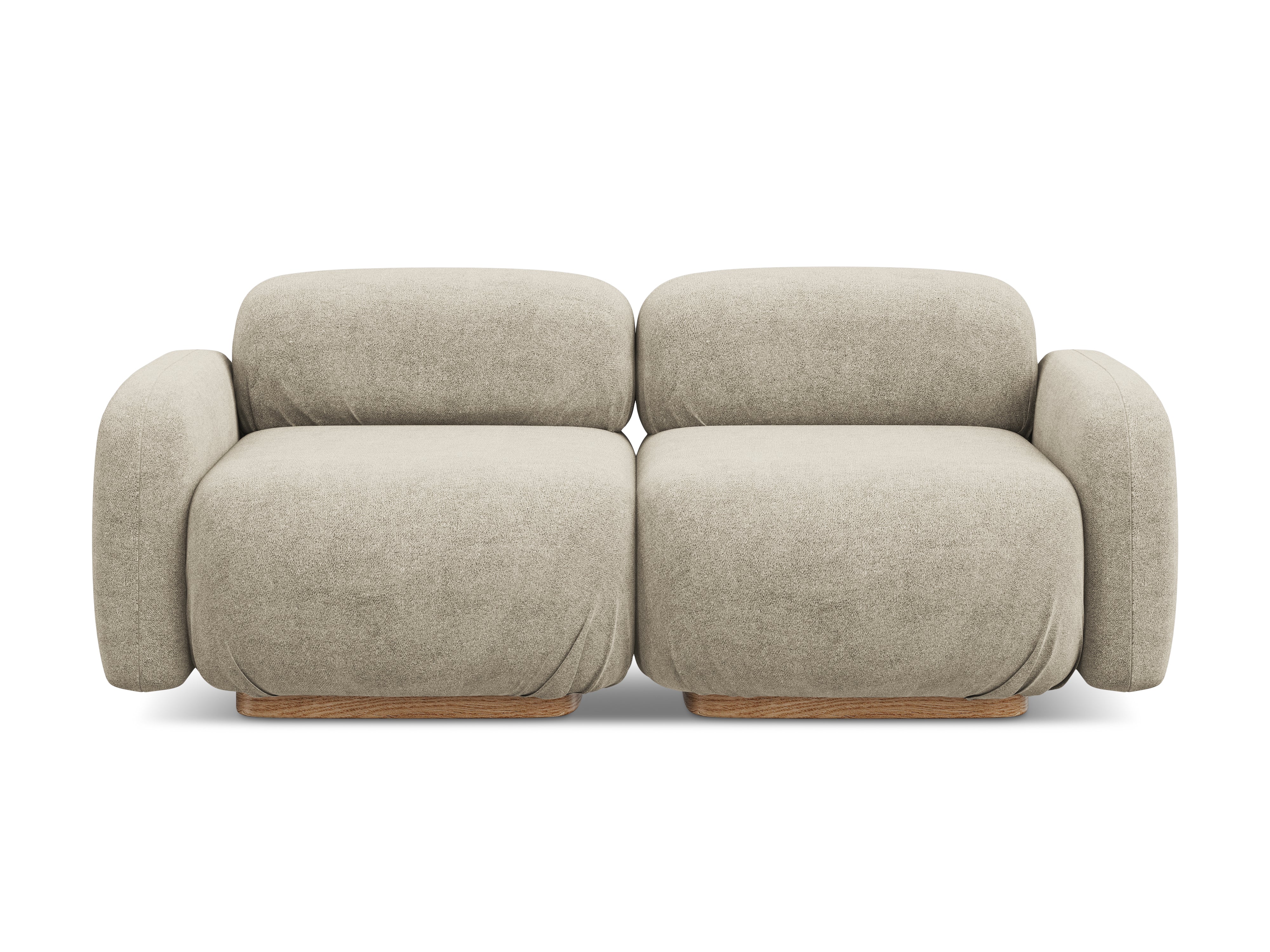 Sofa modułowa 3-osobowa AILANI beżowy boucle