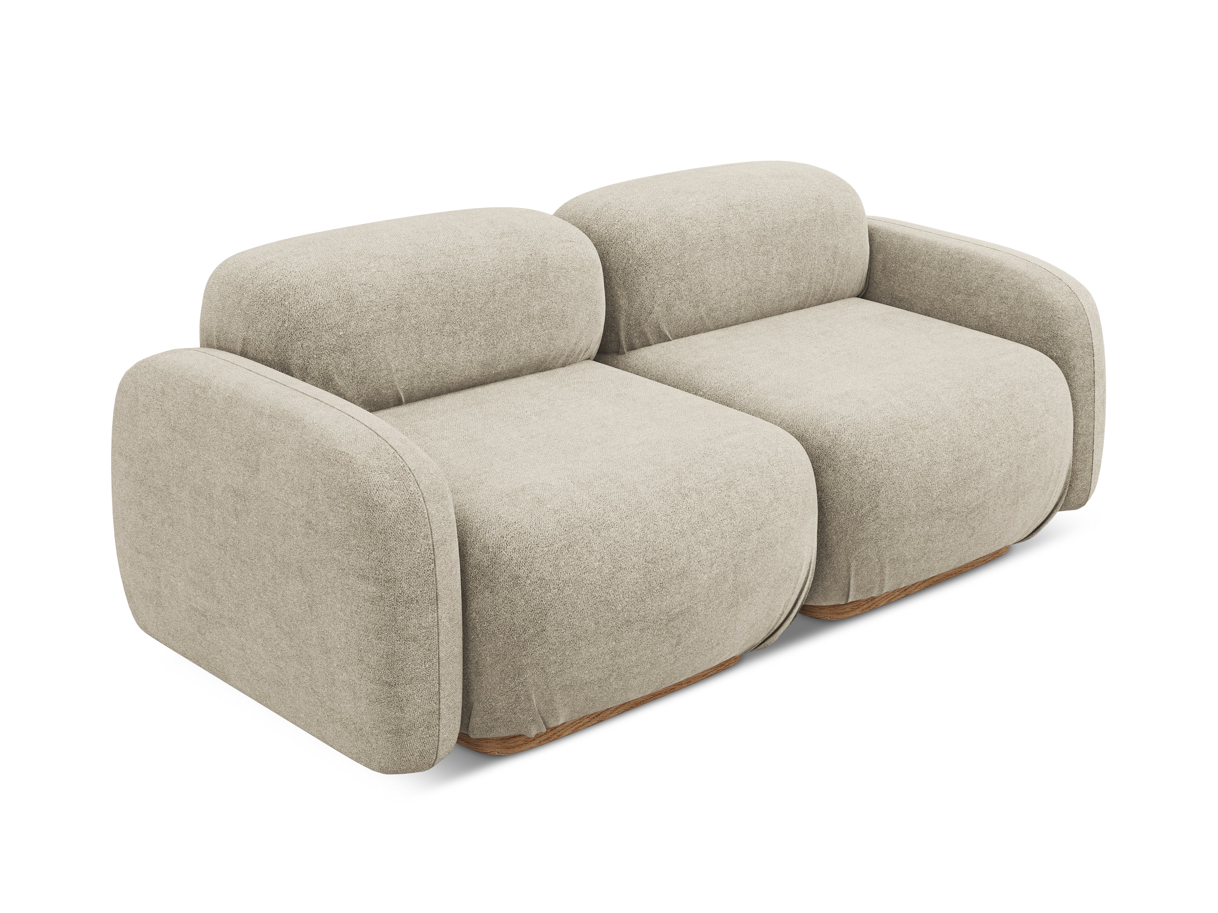 Sofa modułowa 3-osobowa AILANI beżowy boucle