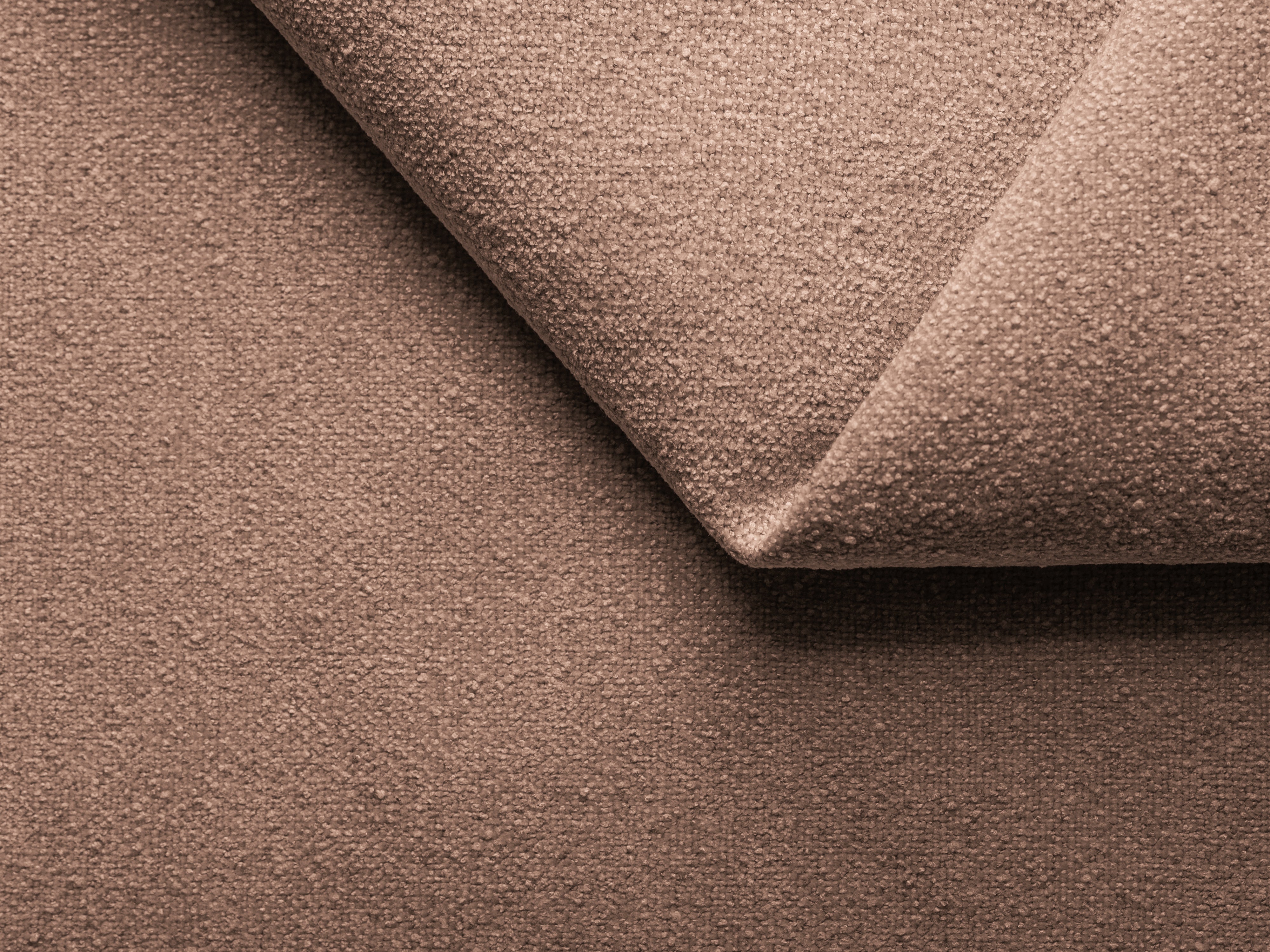 Sofa modułowa 3-osobowa AILANI pudrowy róż boucle