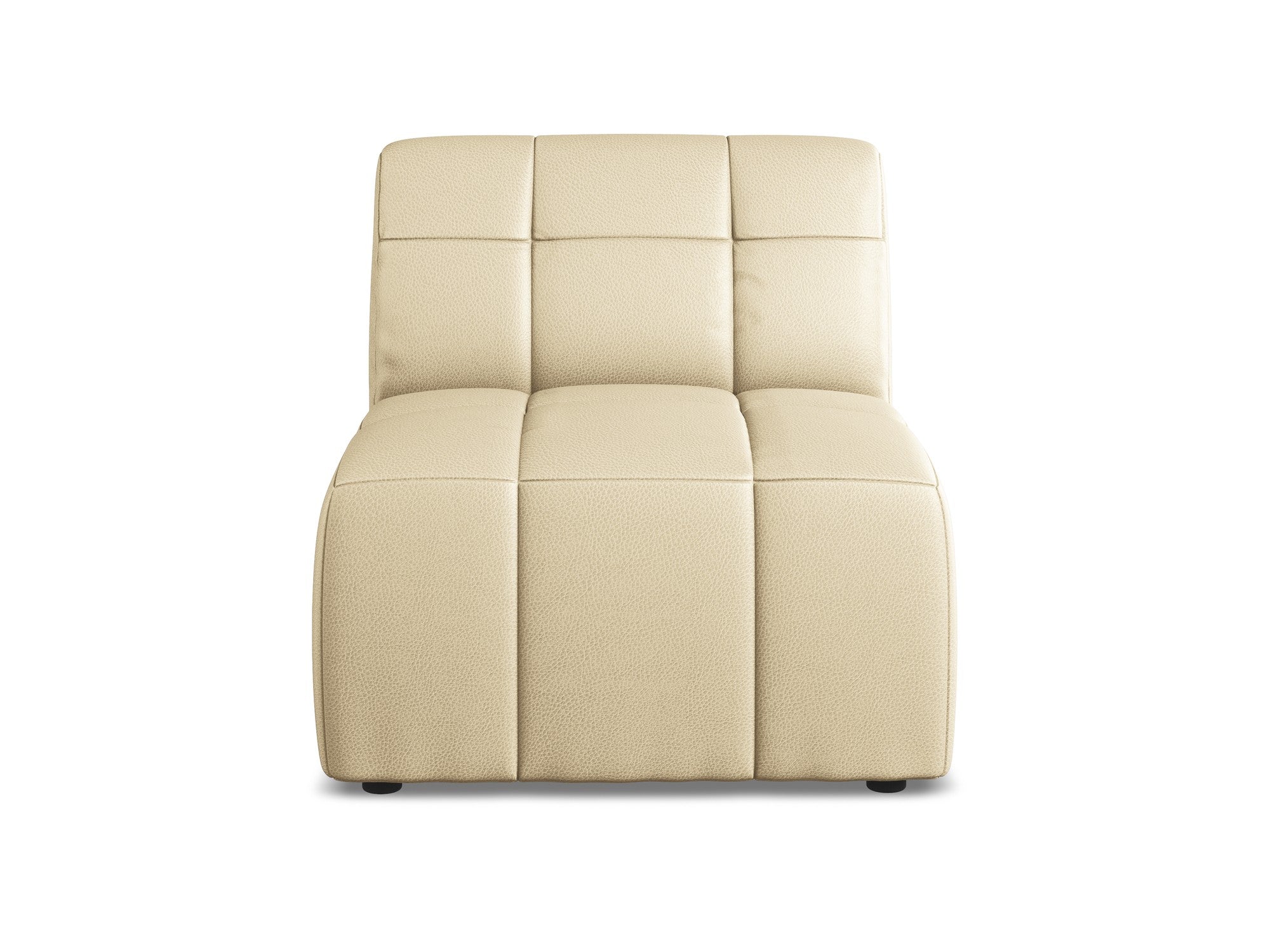 Armchair / module ALOHA beige eco-leather
