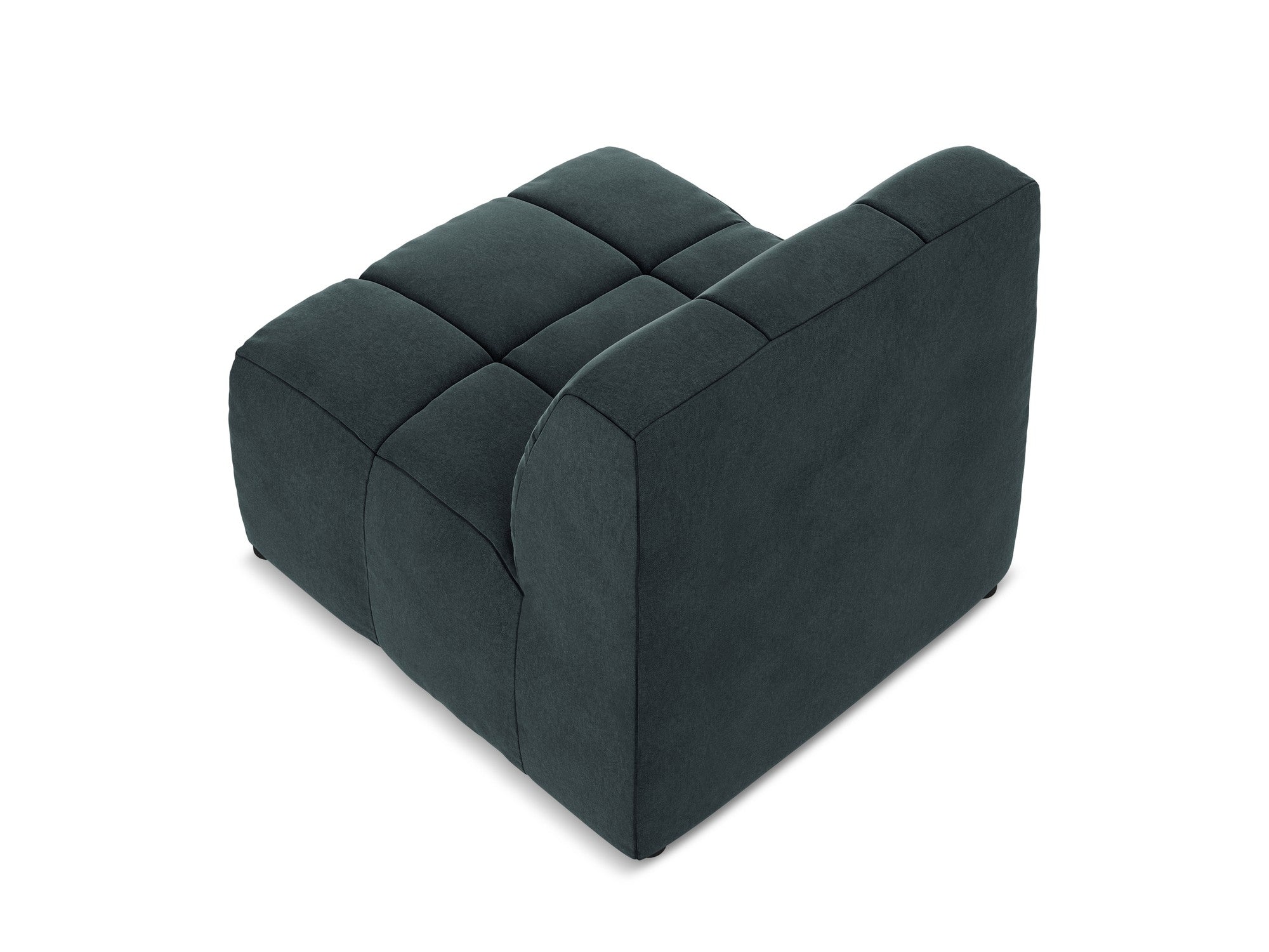 Armchair / velvet module ALOHA sea