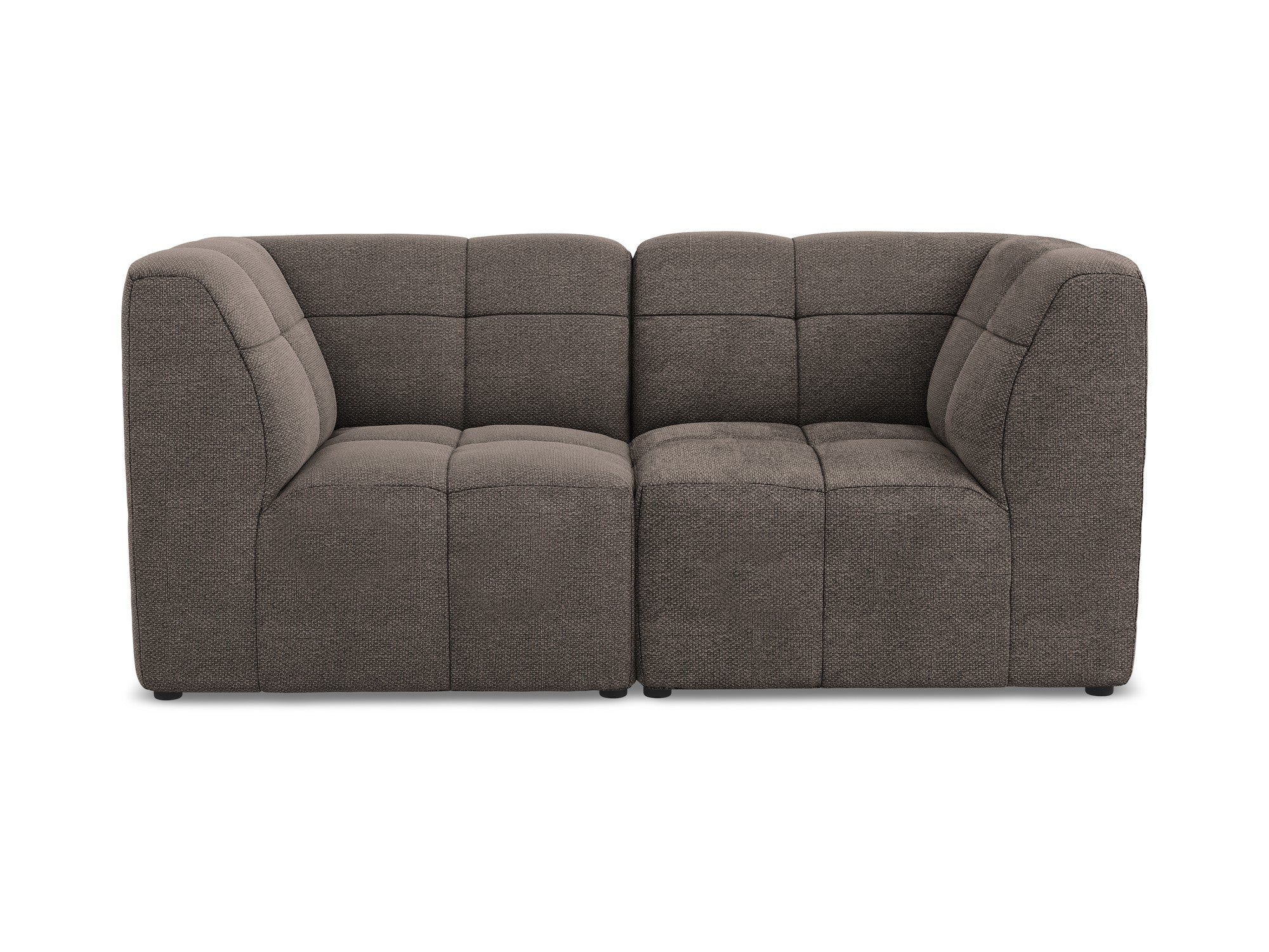Sofa modułowa 2-osobowa ALOHA czekoladowy boucle