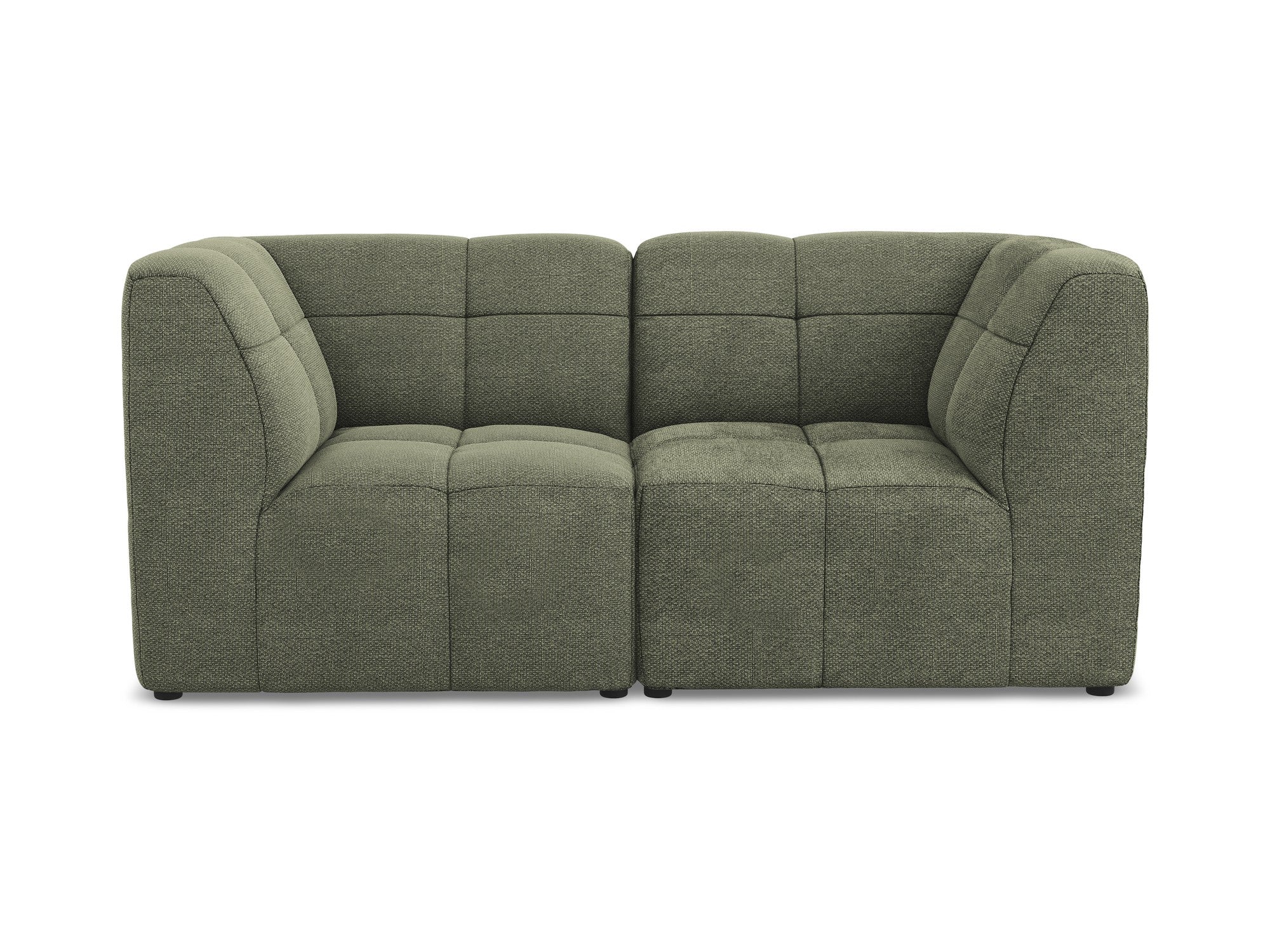 Sofa modułowa 2-osobowa ALOHA oliwkowy boucle
