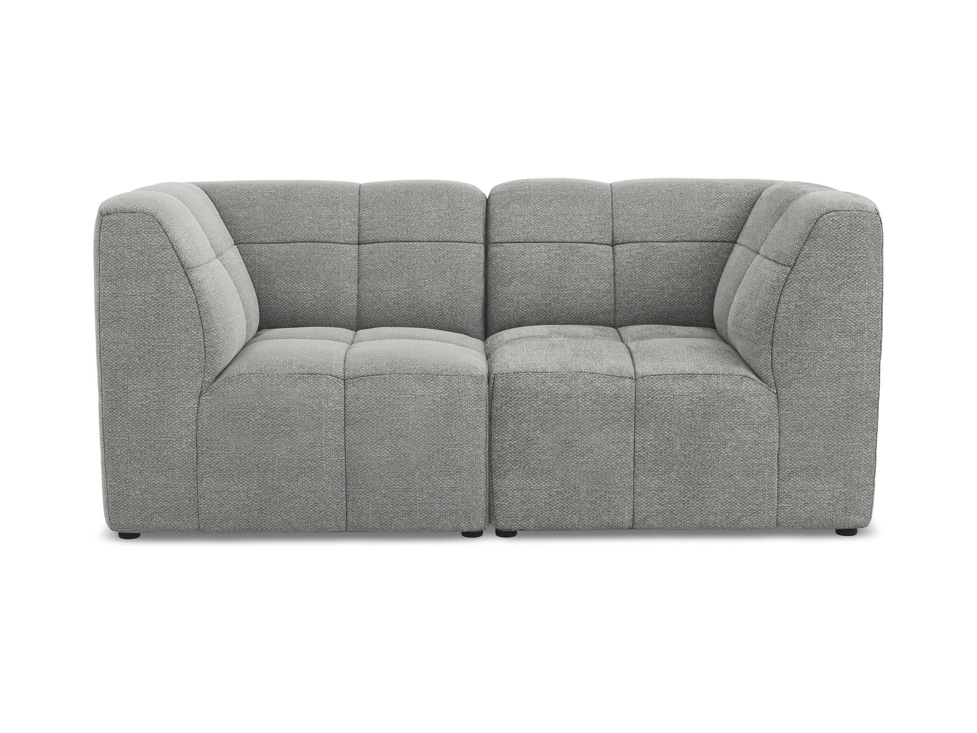Sofa modułowa 2-osobowa ALOHA jasnoszary boucle
