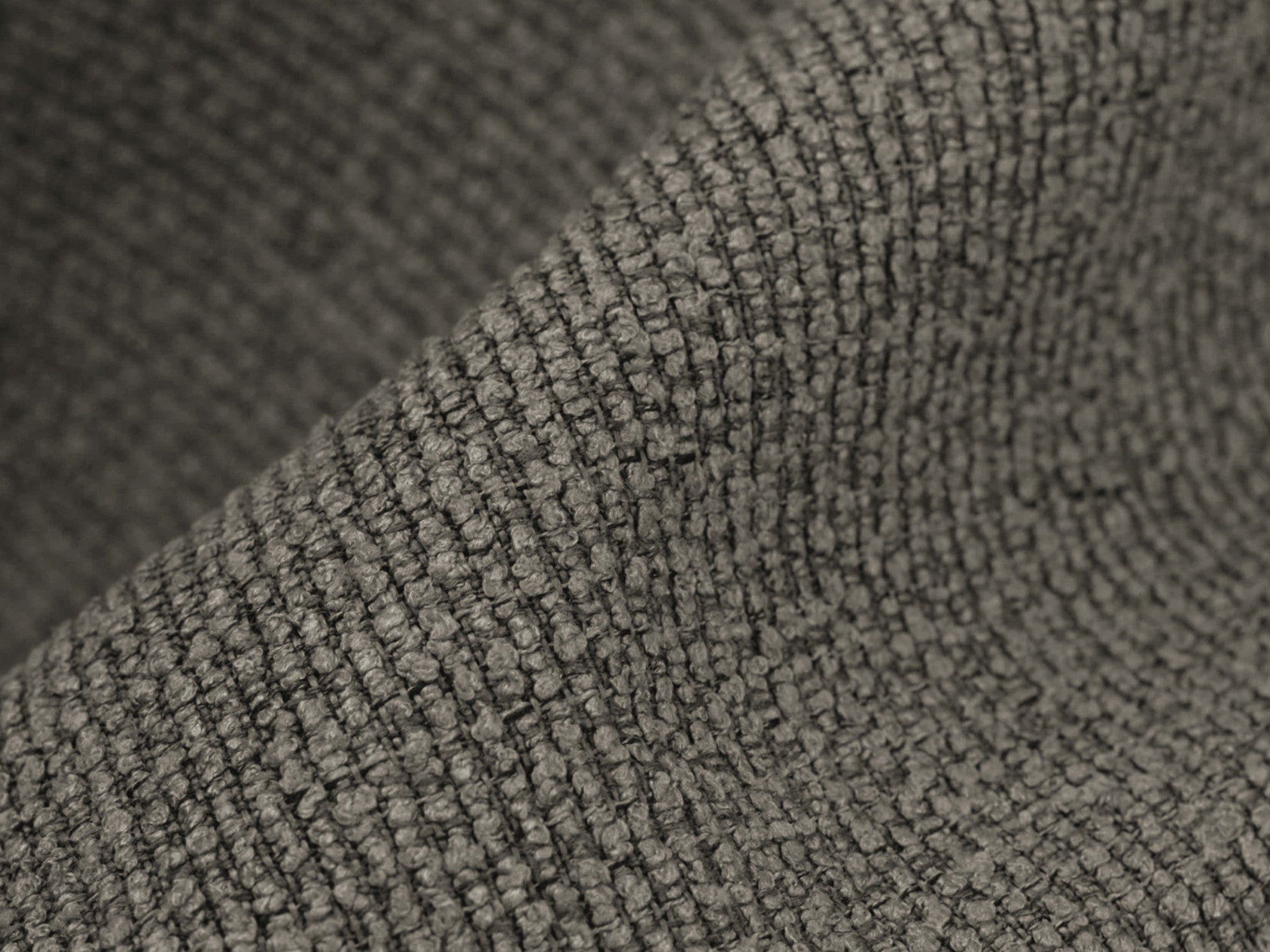 Left-facing ALOHA chaise lounge in gray boucle
