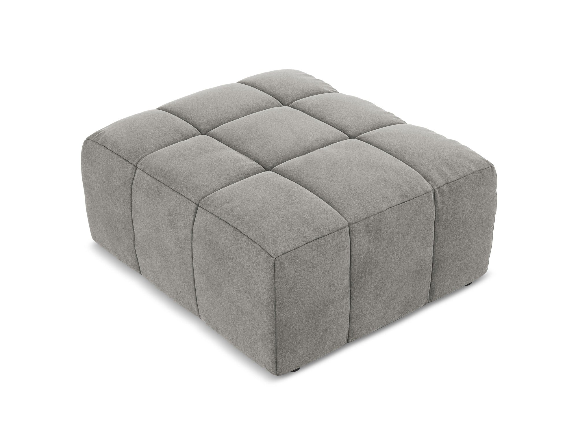 Hocker / samtiger ALOHA-Modul grau