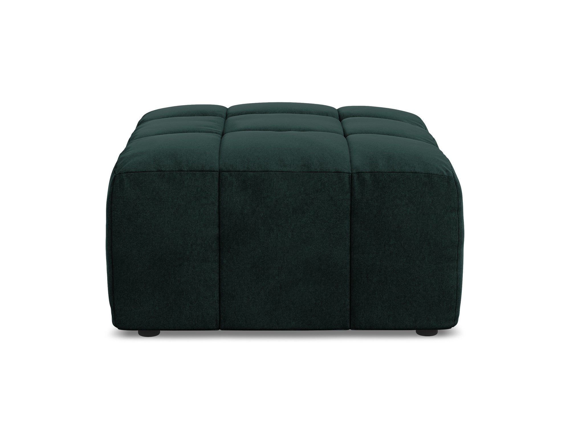 Hocker / Samtmodul ALOHA grau-grün