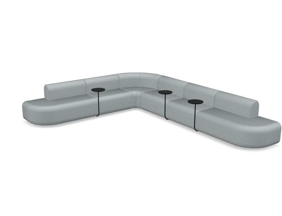Sofa 6-modułowa narożna ARTIKO tapicerowana