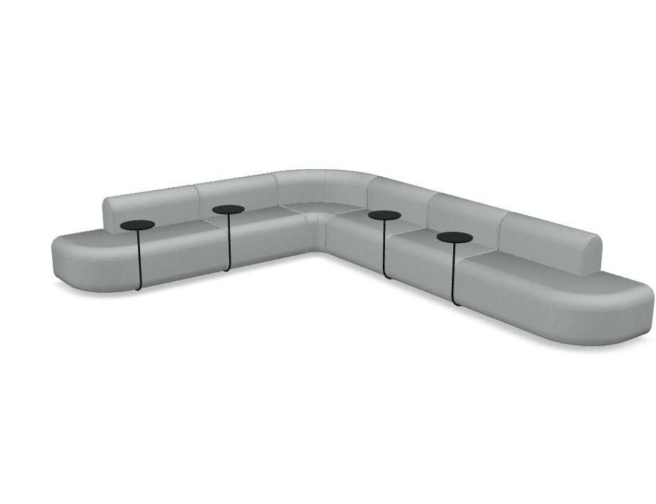 Sofa 6-modułowa narożna ARTIKO tapicerowana