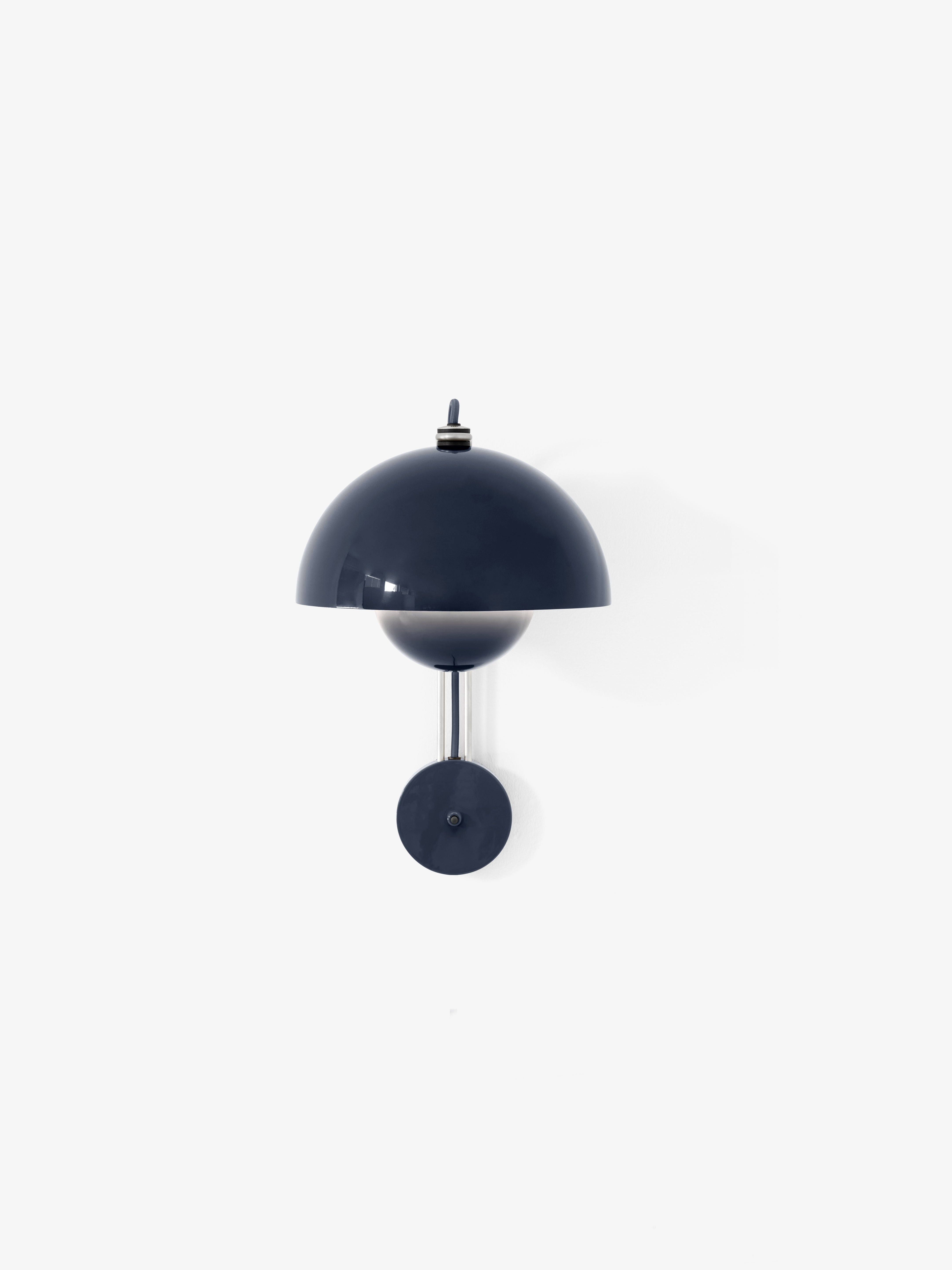 Lampa ścienna FLOWERPOT VP8 stalowy niebieski