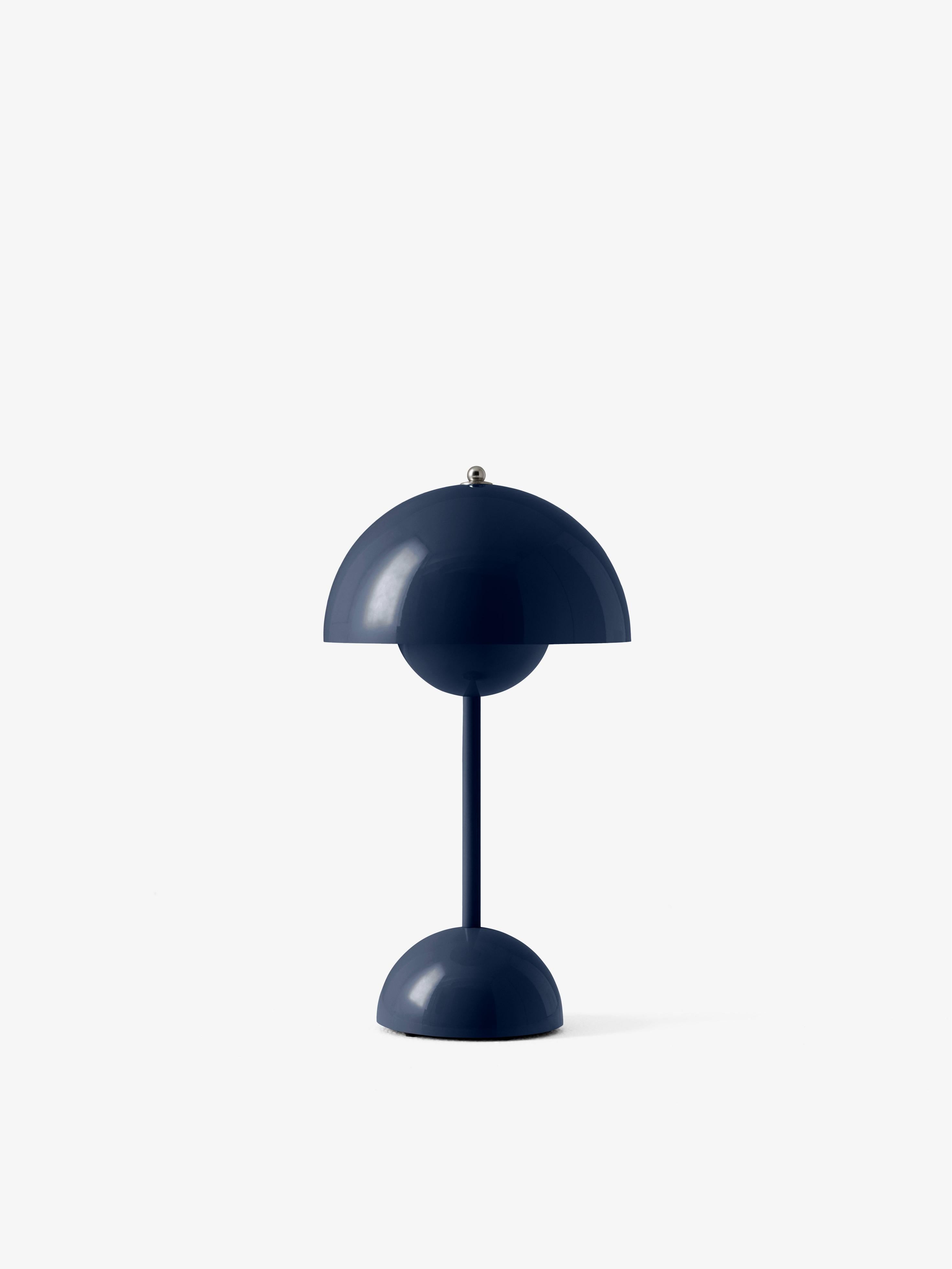 Lampa przenośna FLOWERPOT VP9 stalowy niebieski