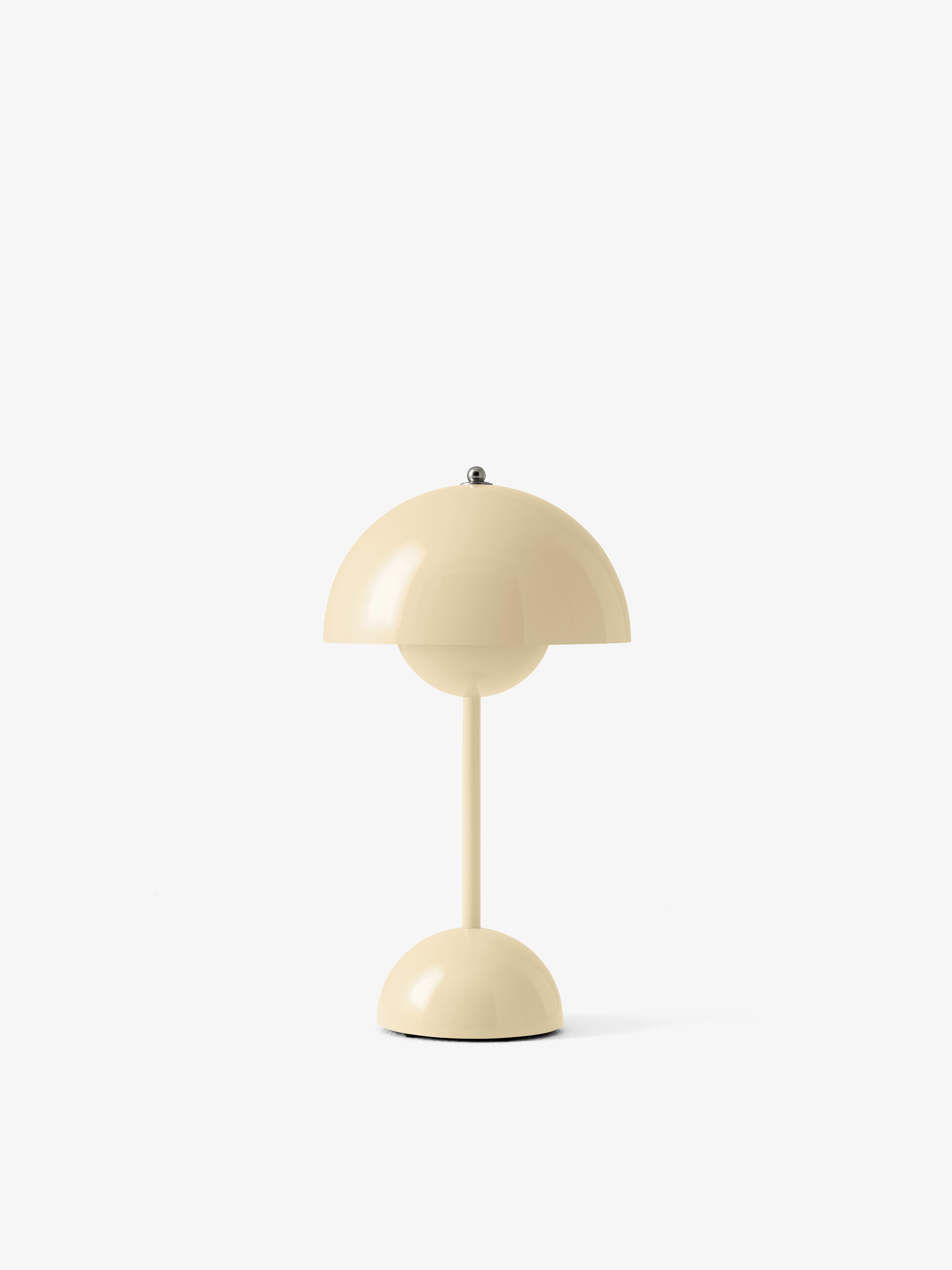 Lampa przenośna FLOWERPOT VP9 kość słoniowa