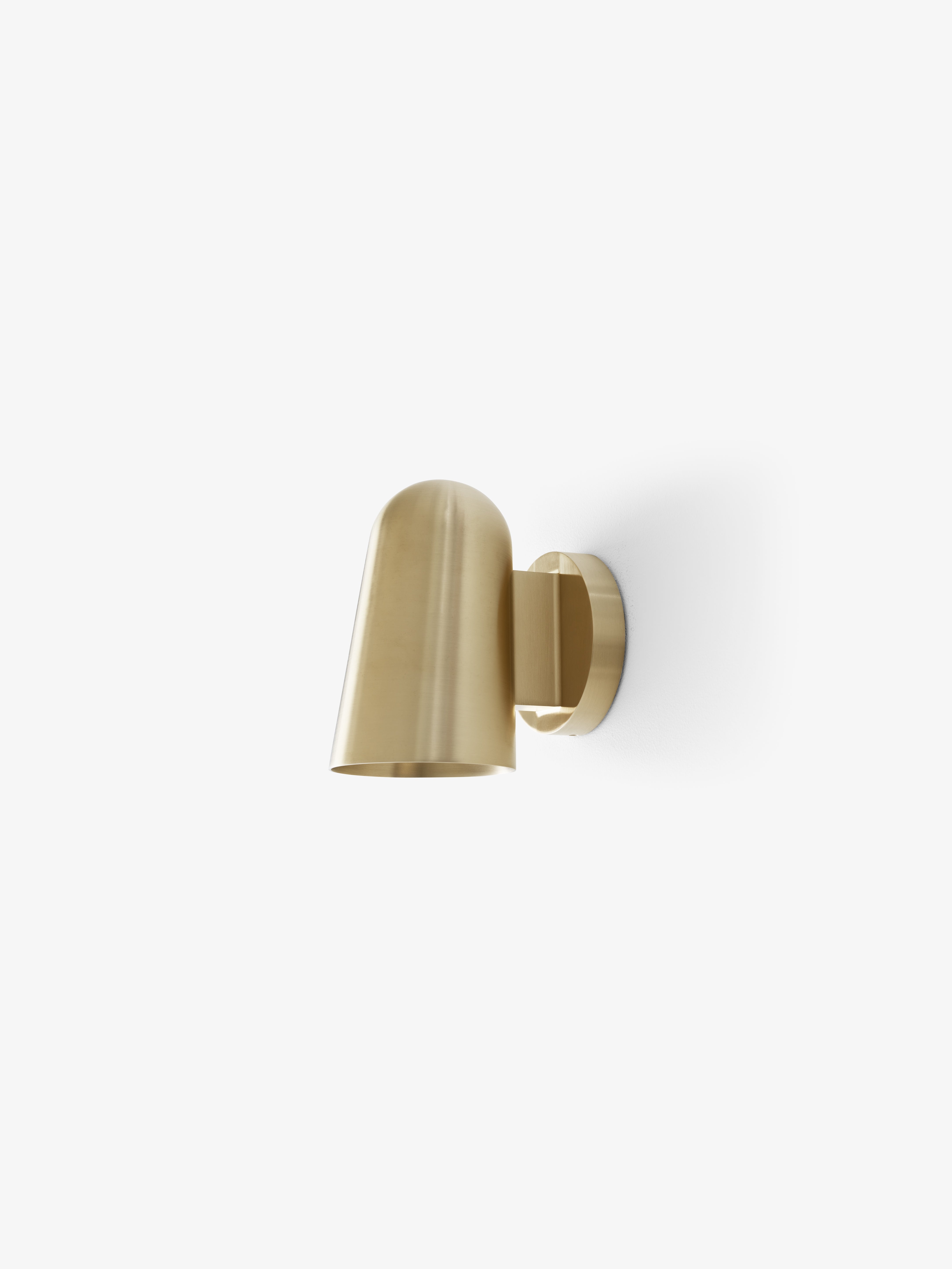 Lampa ścienna zewnętrzna SOLID mosiężny