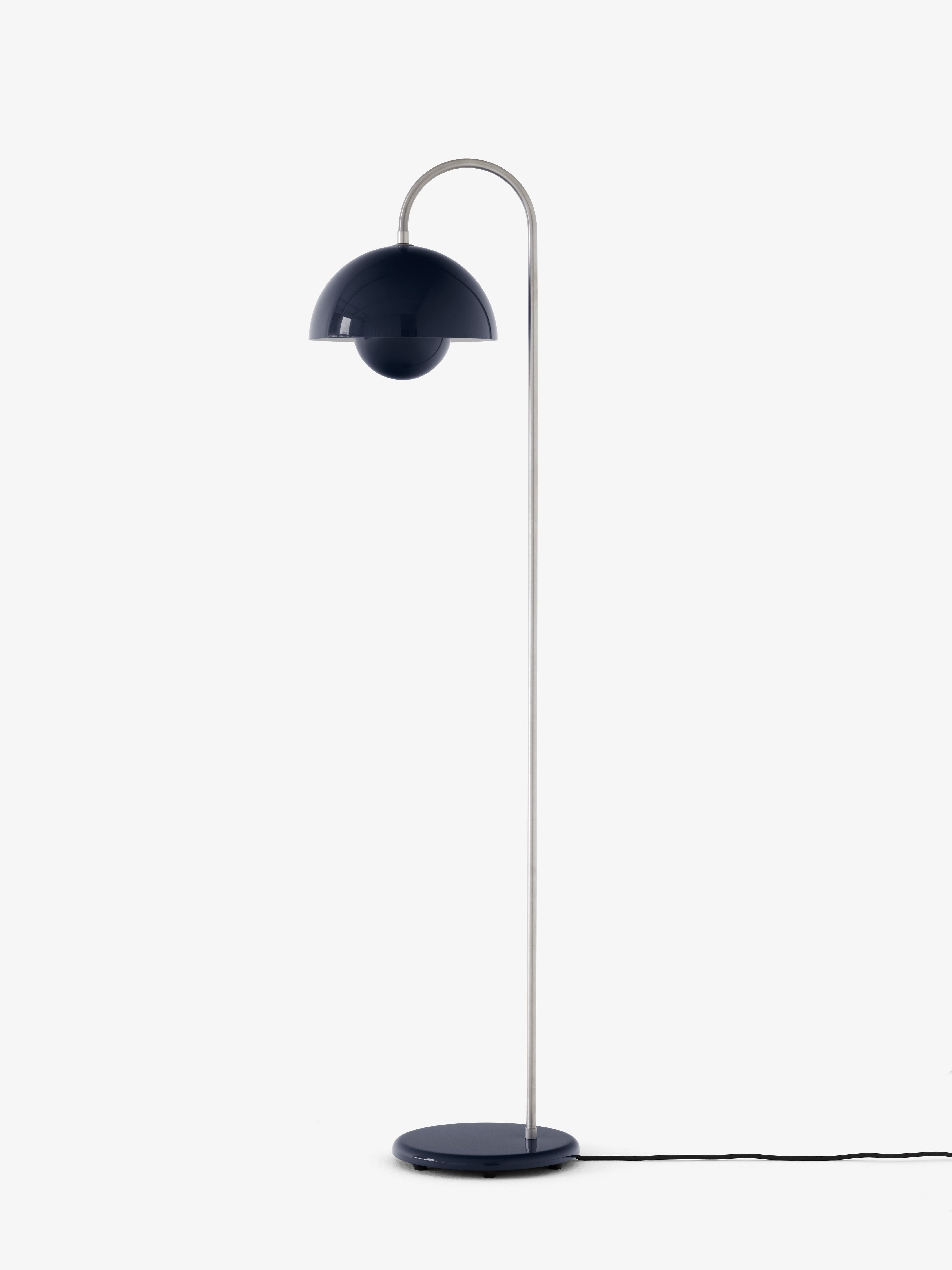 Lampa podłogowa FLOWERPOT VP12 stalowy niebieski