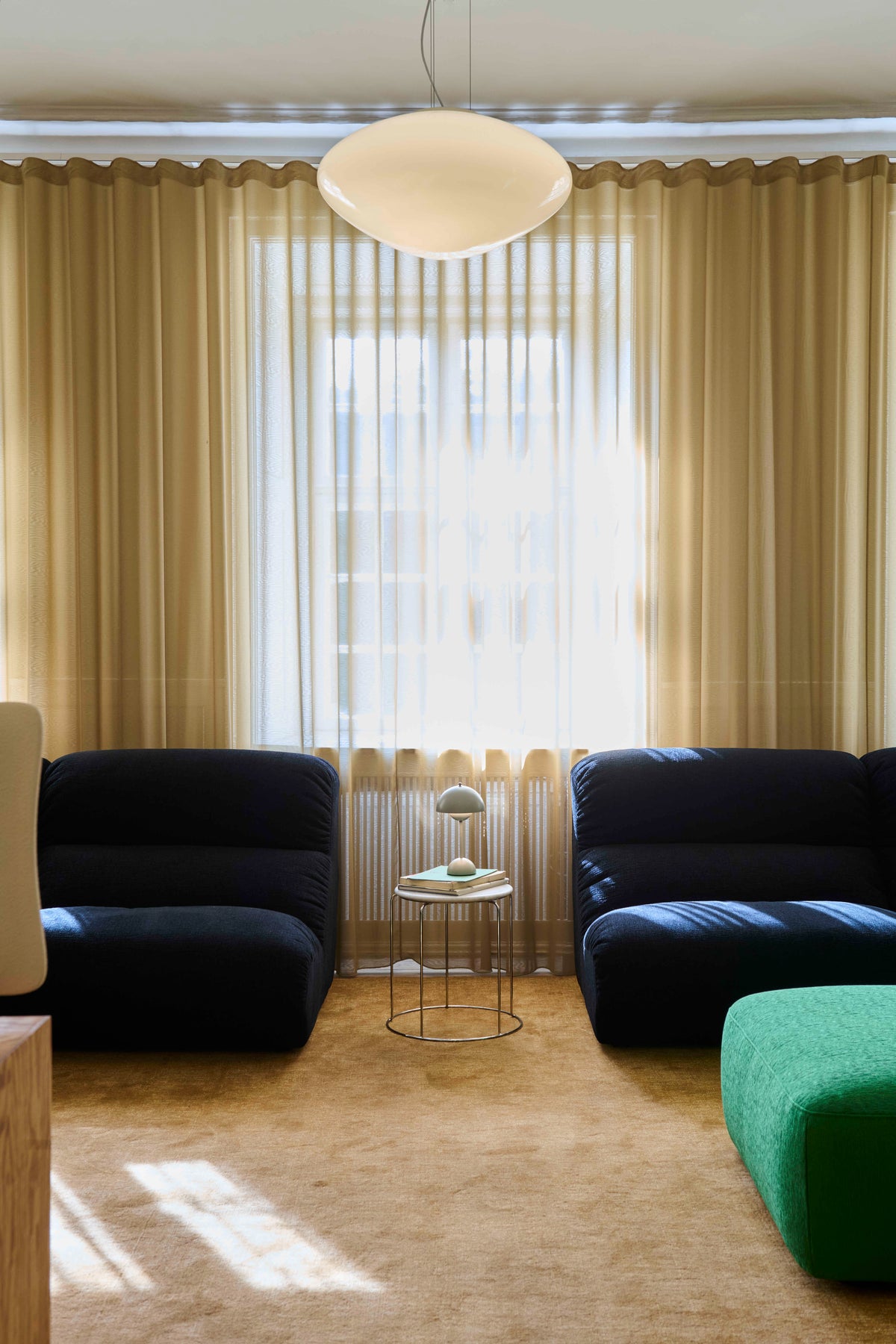 Sofa modułowa 4-osobowa HI LO błękitny