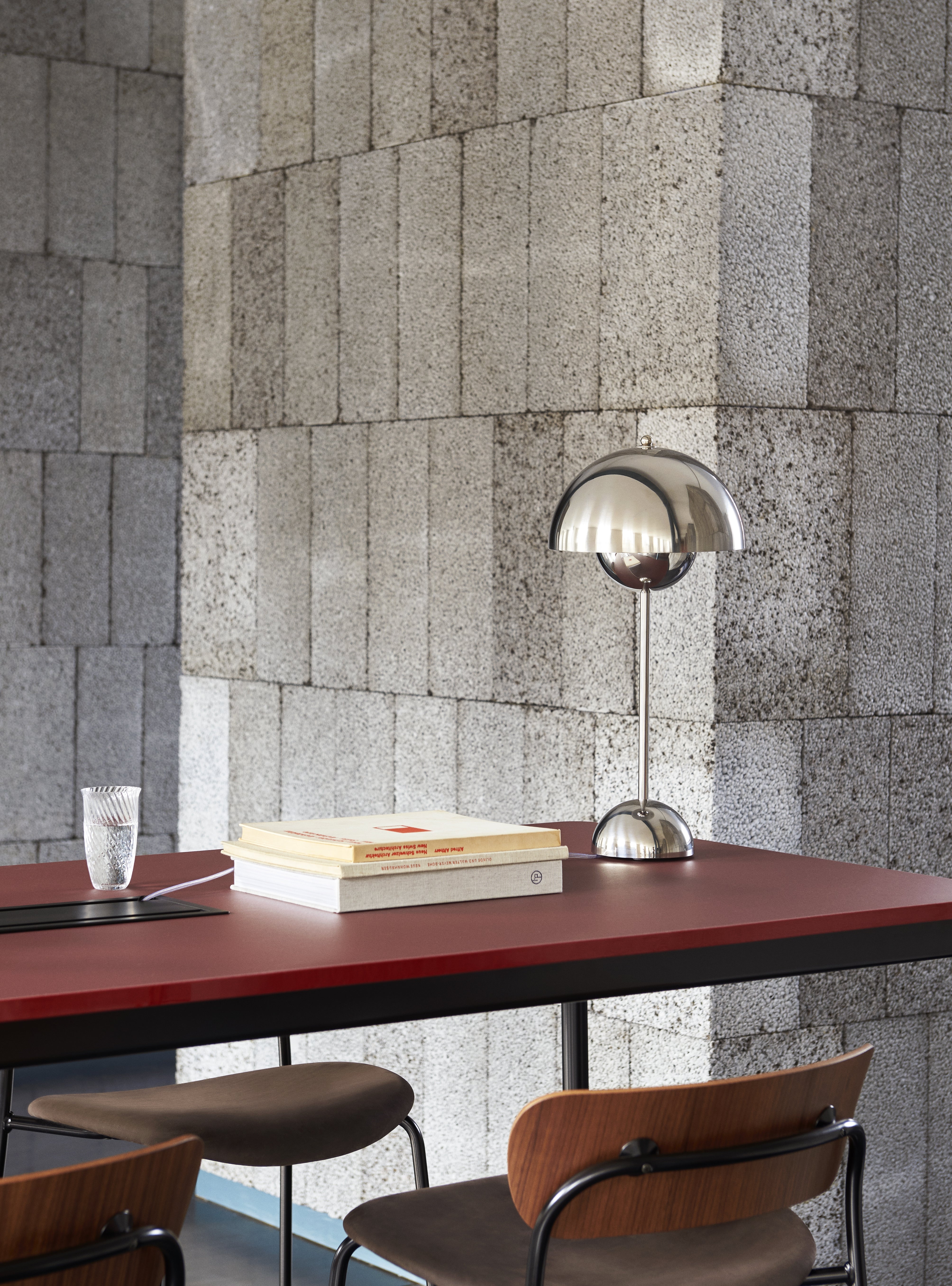 Lampa stołowa FLOWERPOT VP3 chromowany