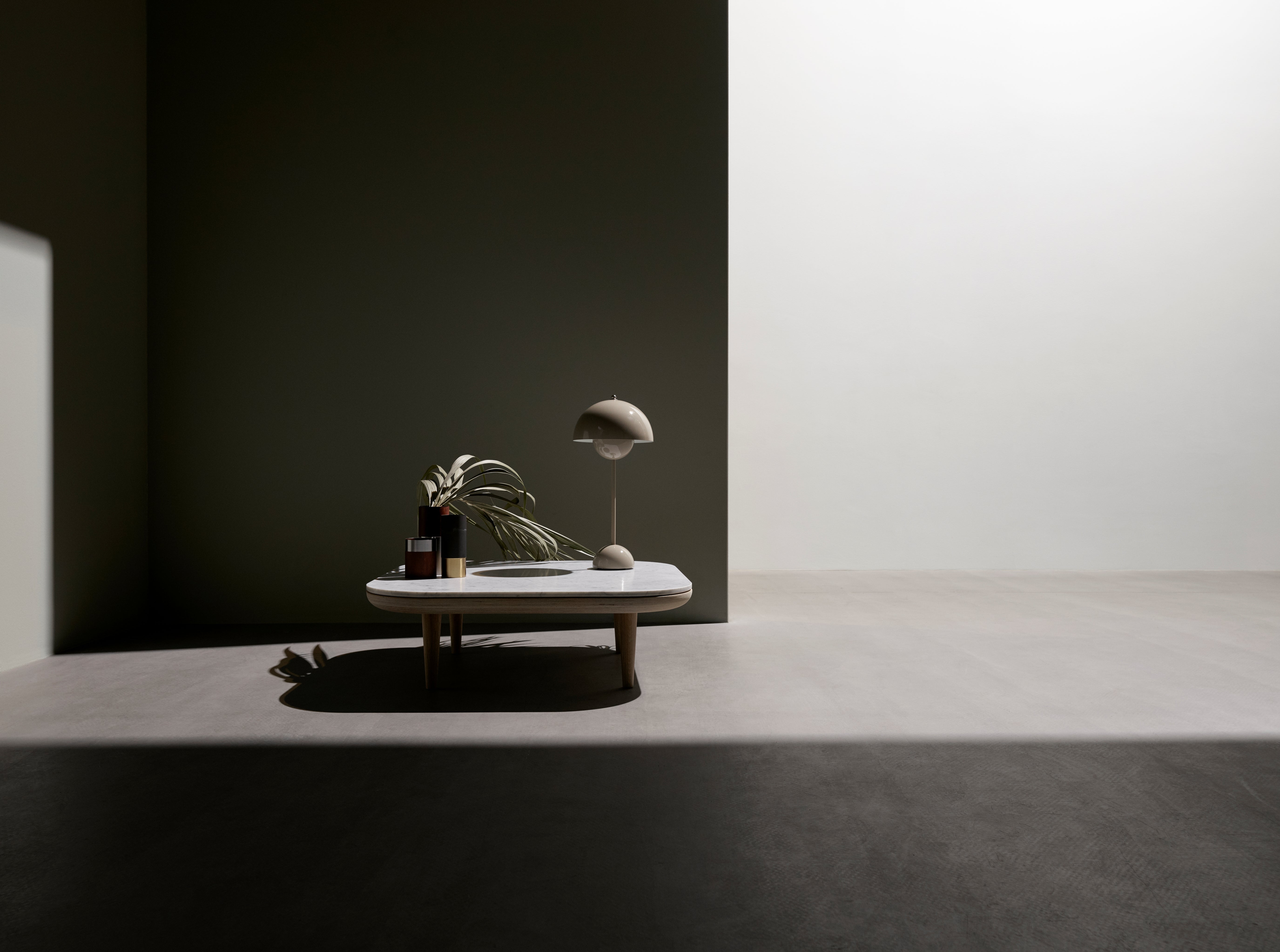 Lampa stołowa FLOWERPOT VP3 kość słoniowa