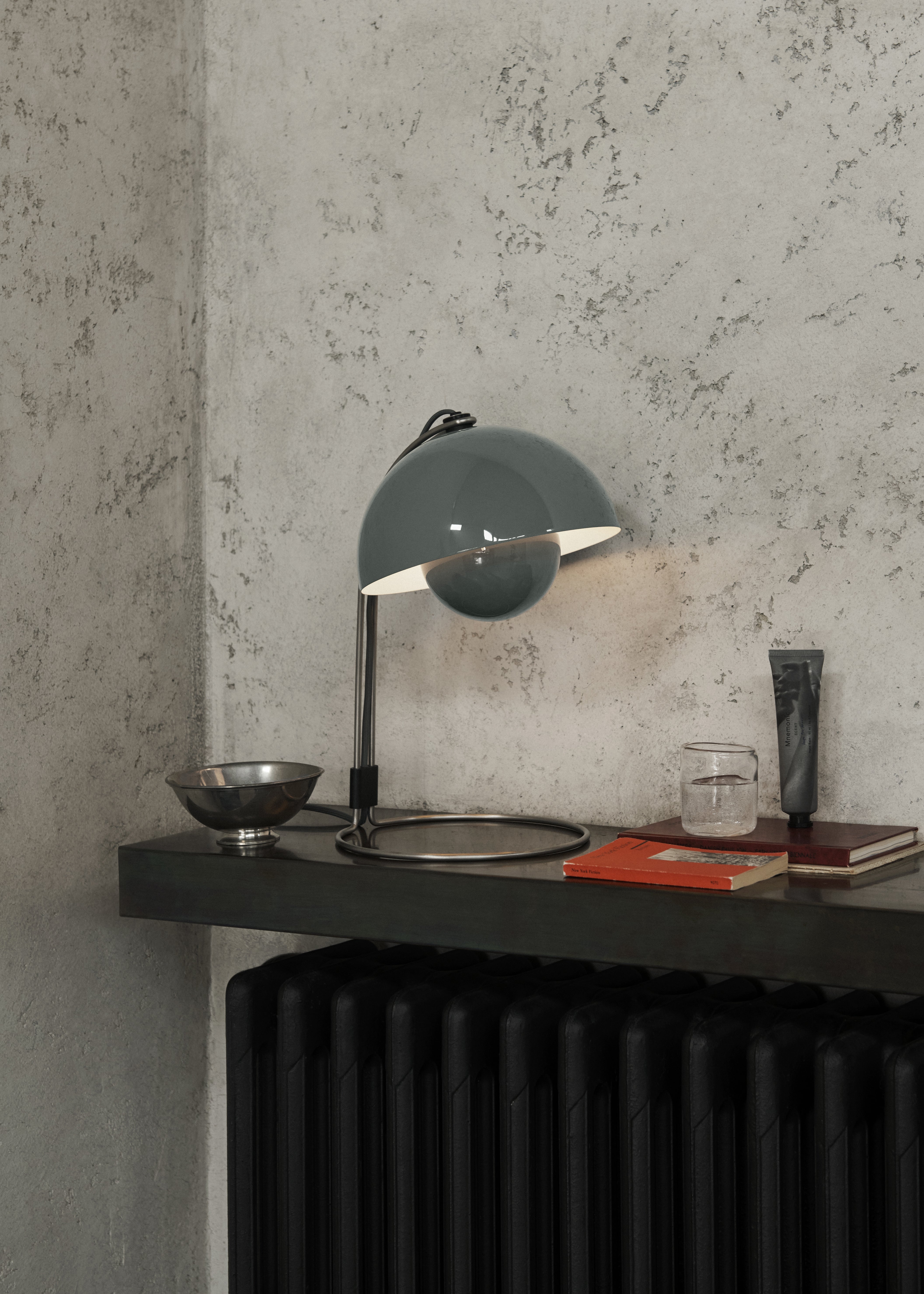Lampa stołowa FLOWERPOT VP4 stalowy niebieski