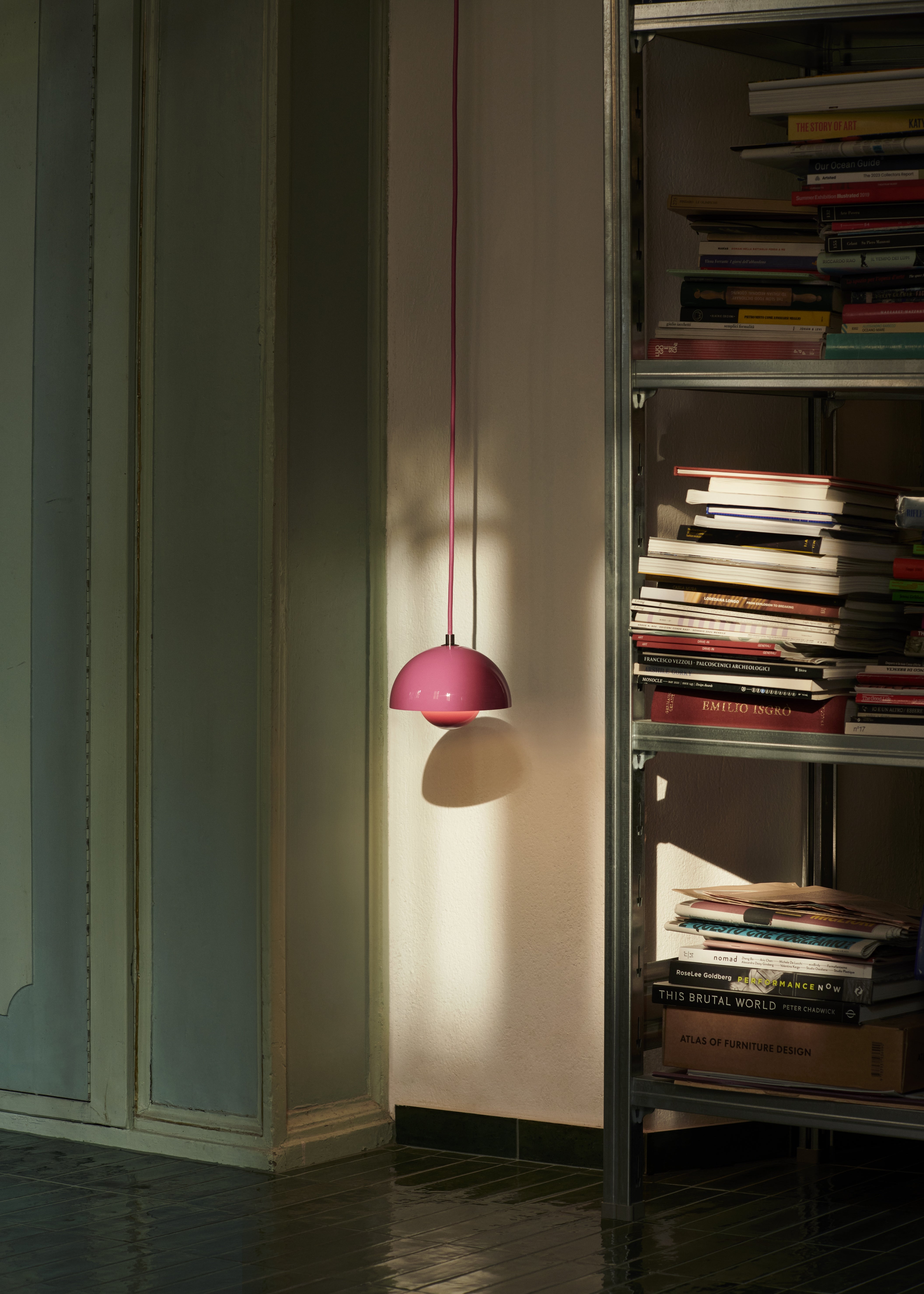 Lampa wisząca FLOWERPOT fuksjowy