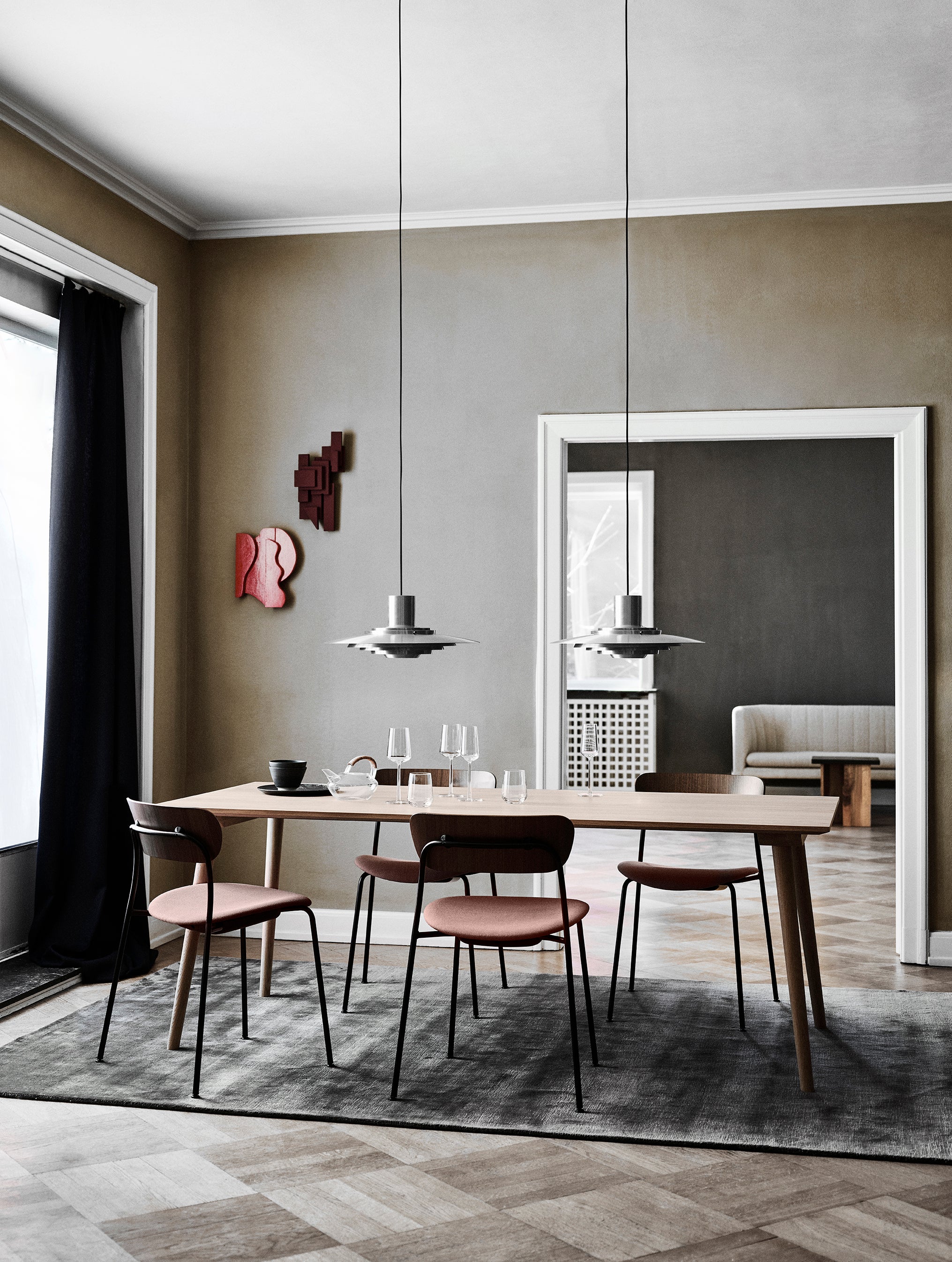 Lampa wisząca P376 aluminium