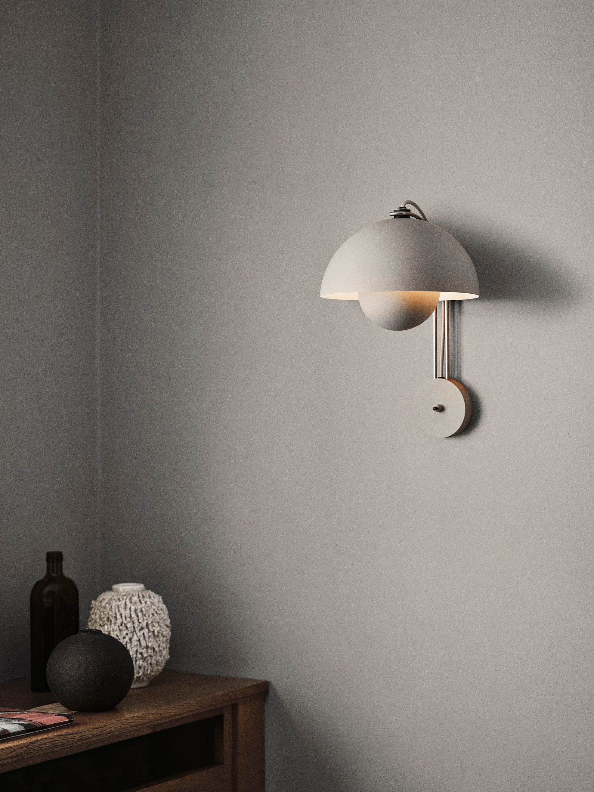 Lampa ścienna FLOWERPOT VP8 chromowany