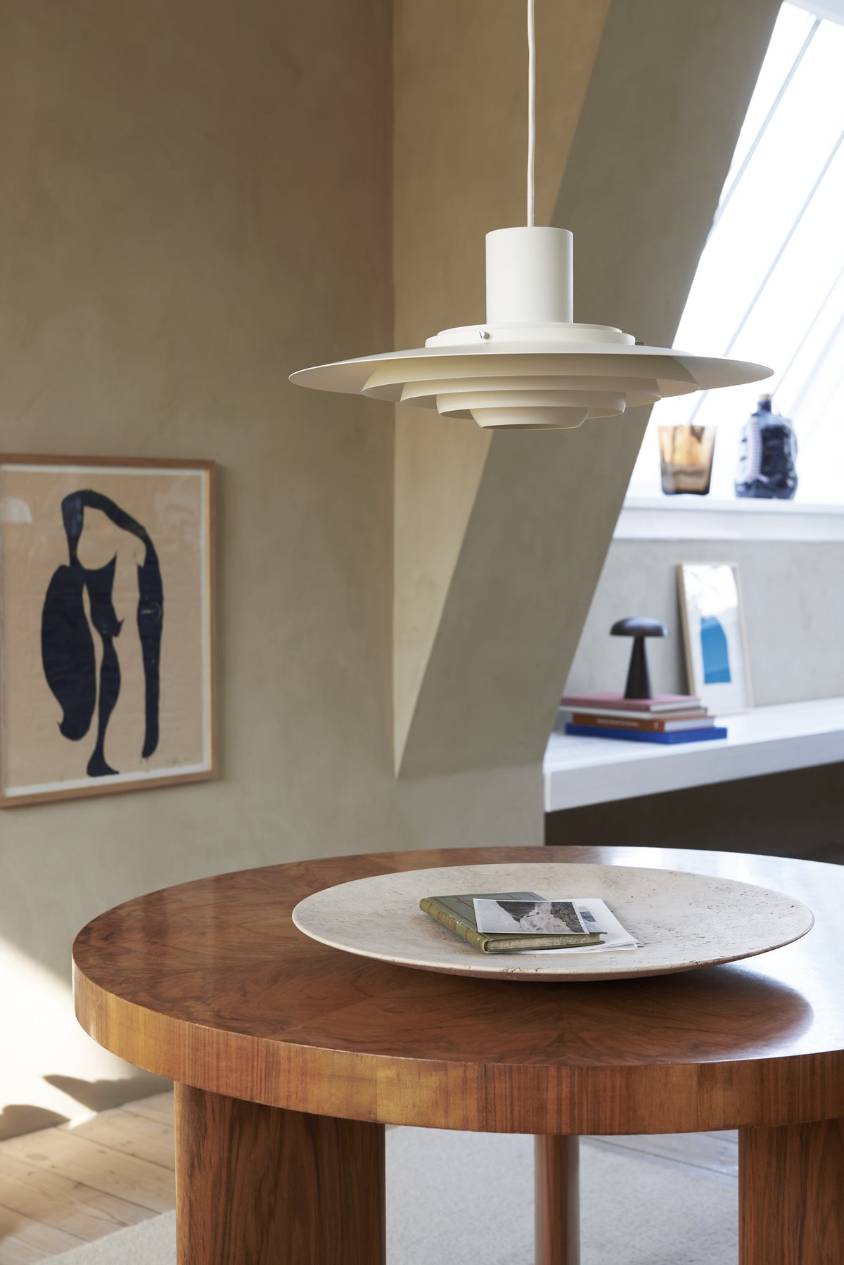 Lampa wisząca P376 matowy biały