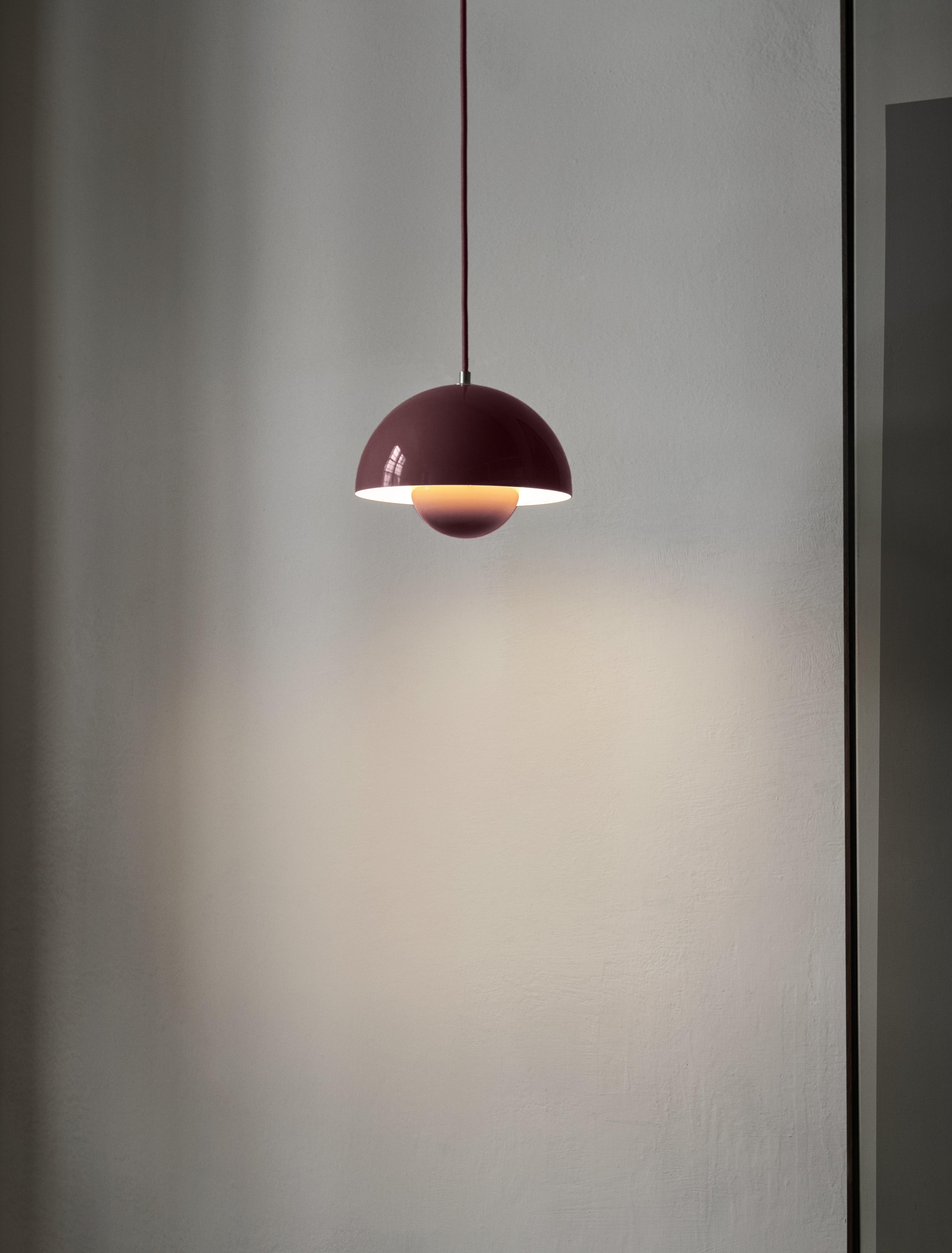 Lampa wisząca FLOWERPOT fuksjowy