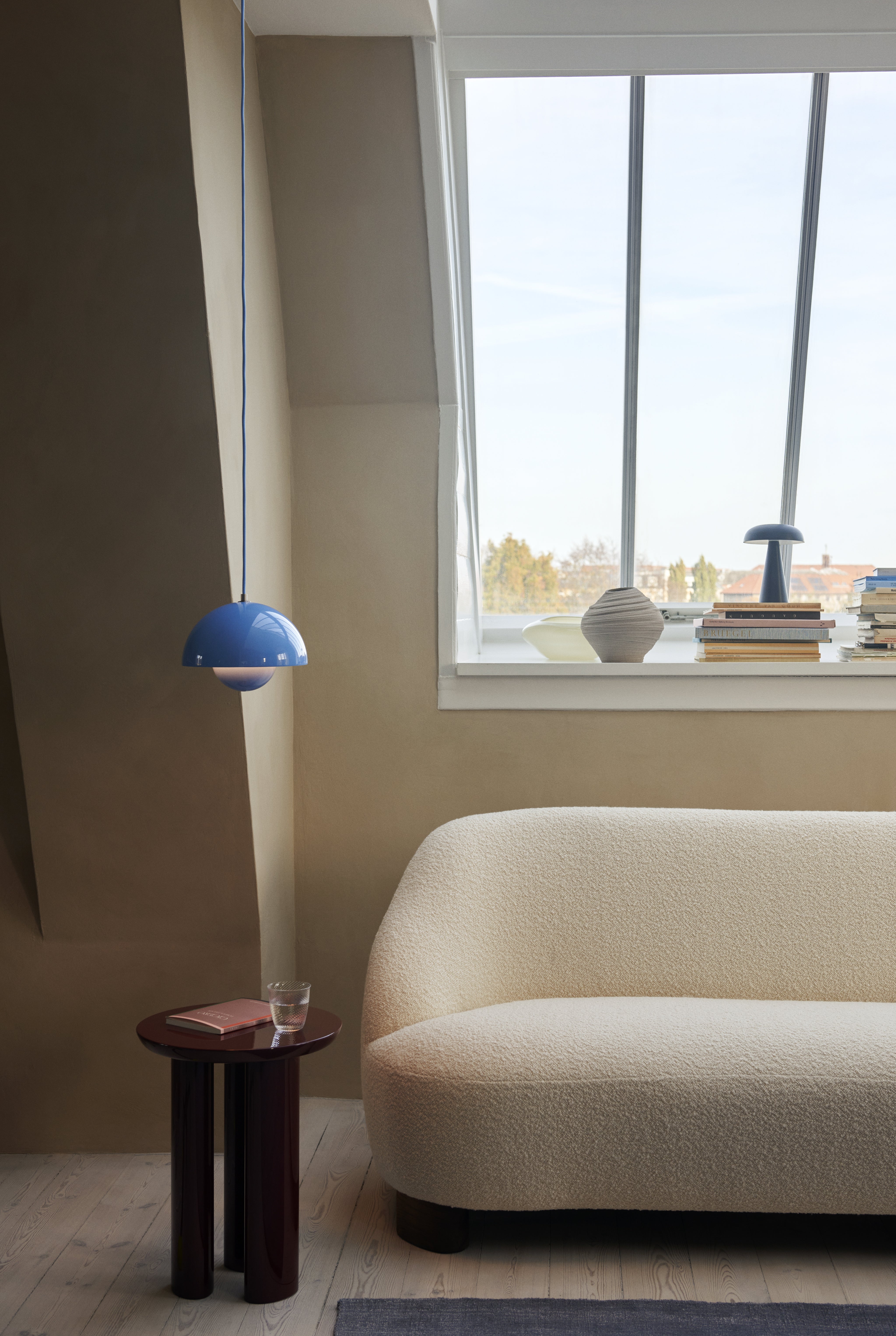 Lampa wisząca FLOWERPOT błękitny