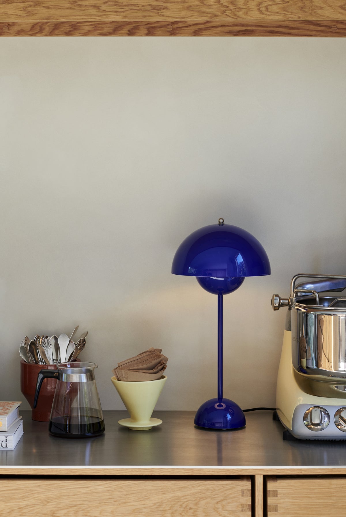 Lampa stołowa FLOWERPOT VP3 kobaltowy