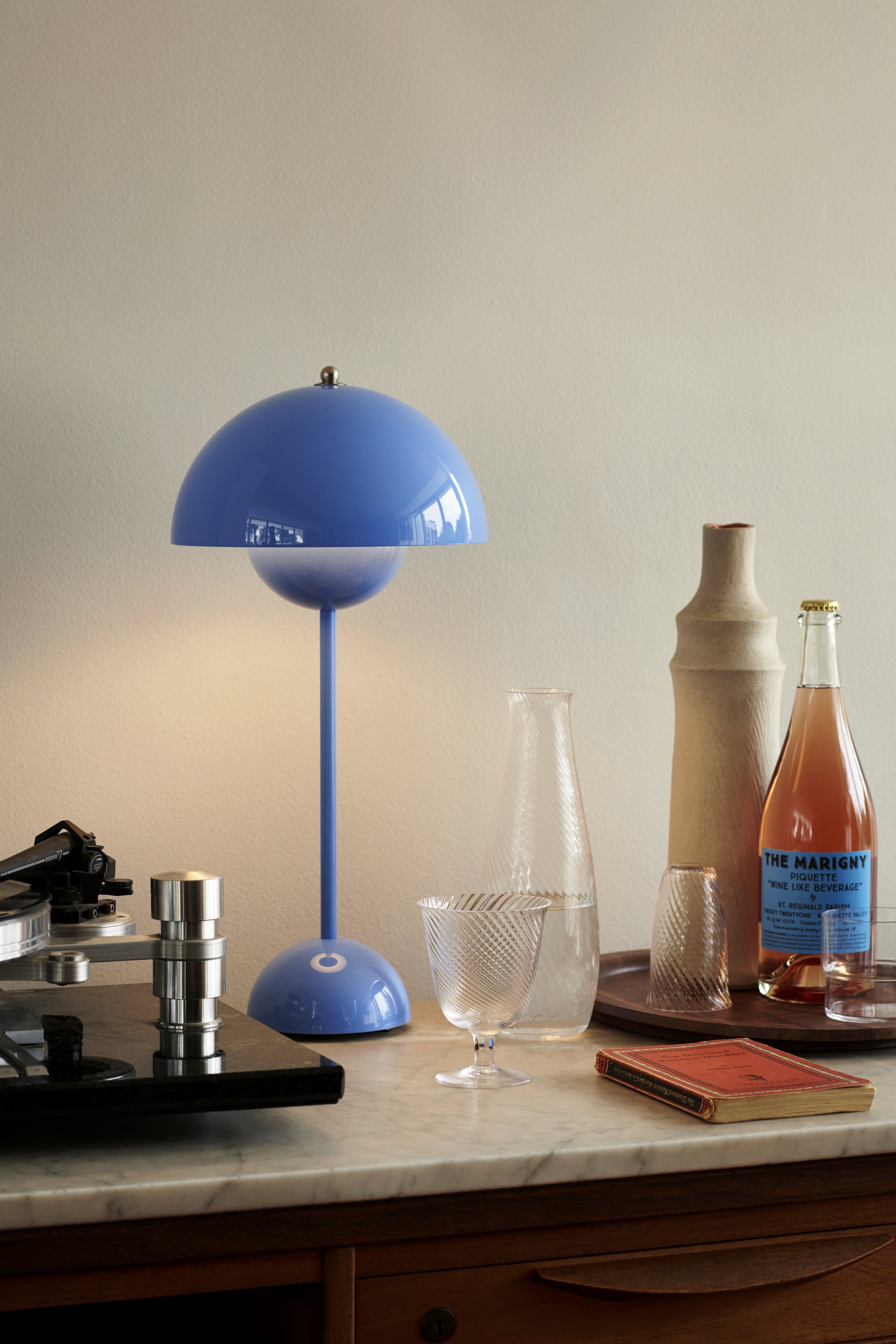 Lampa stołowa FLOWERPOT VP3 błękitny