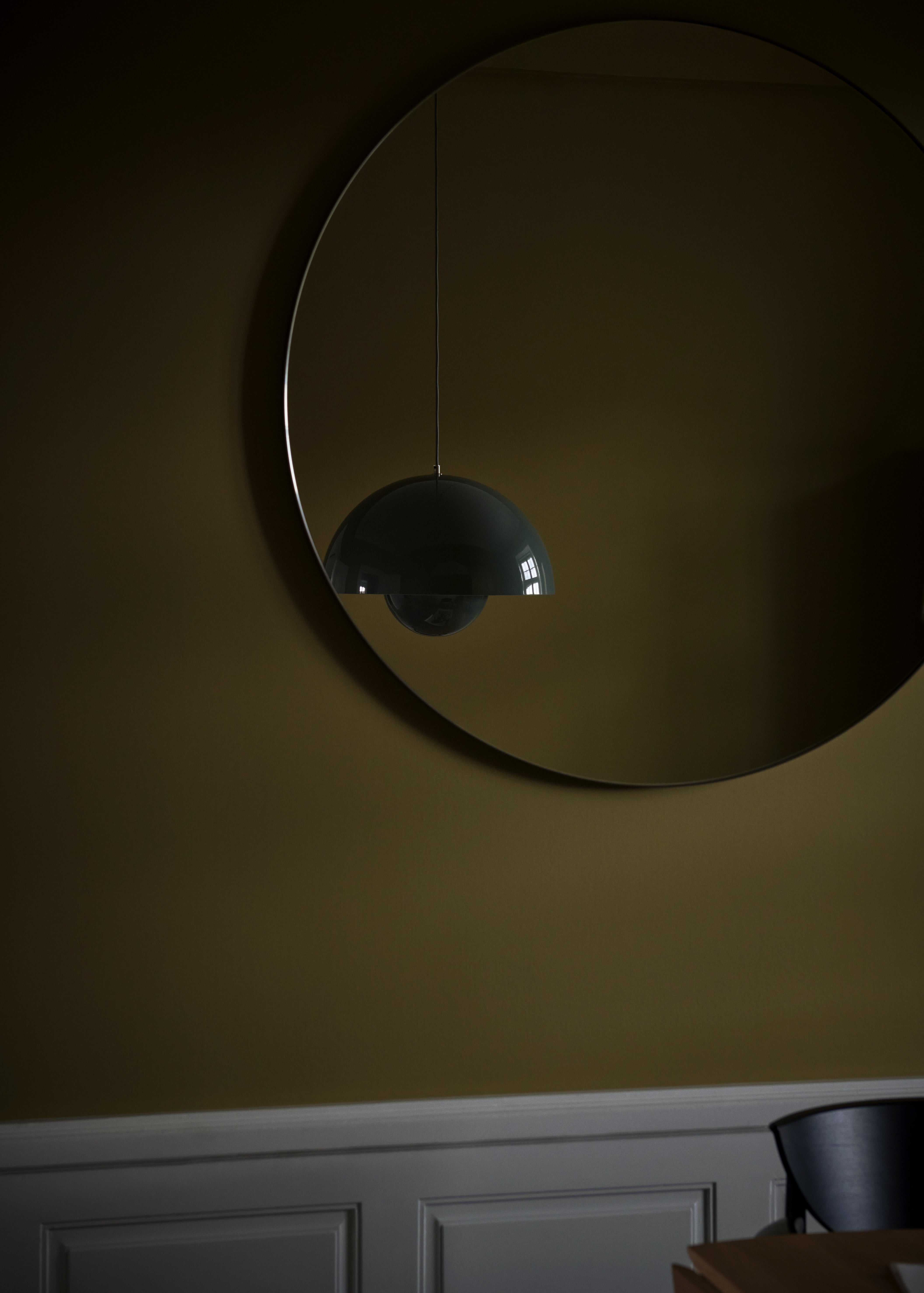 Lampa wisząca FLOWERPOT szaroniebieski