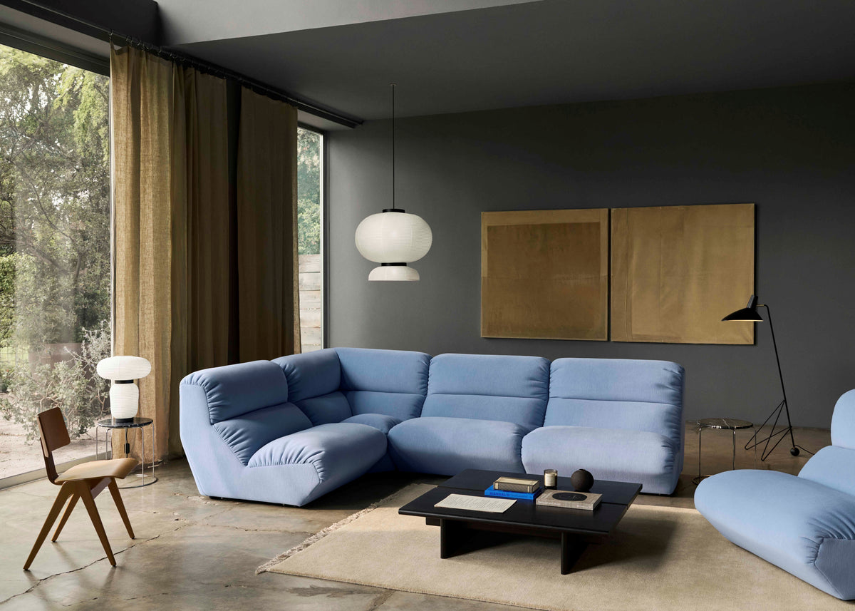 Sofa modułowa HI LO AV55 - moduł narożny tapicerowany