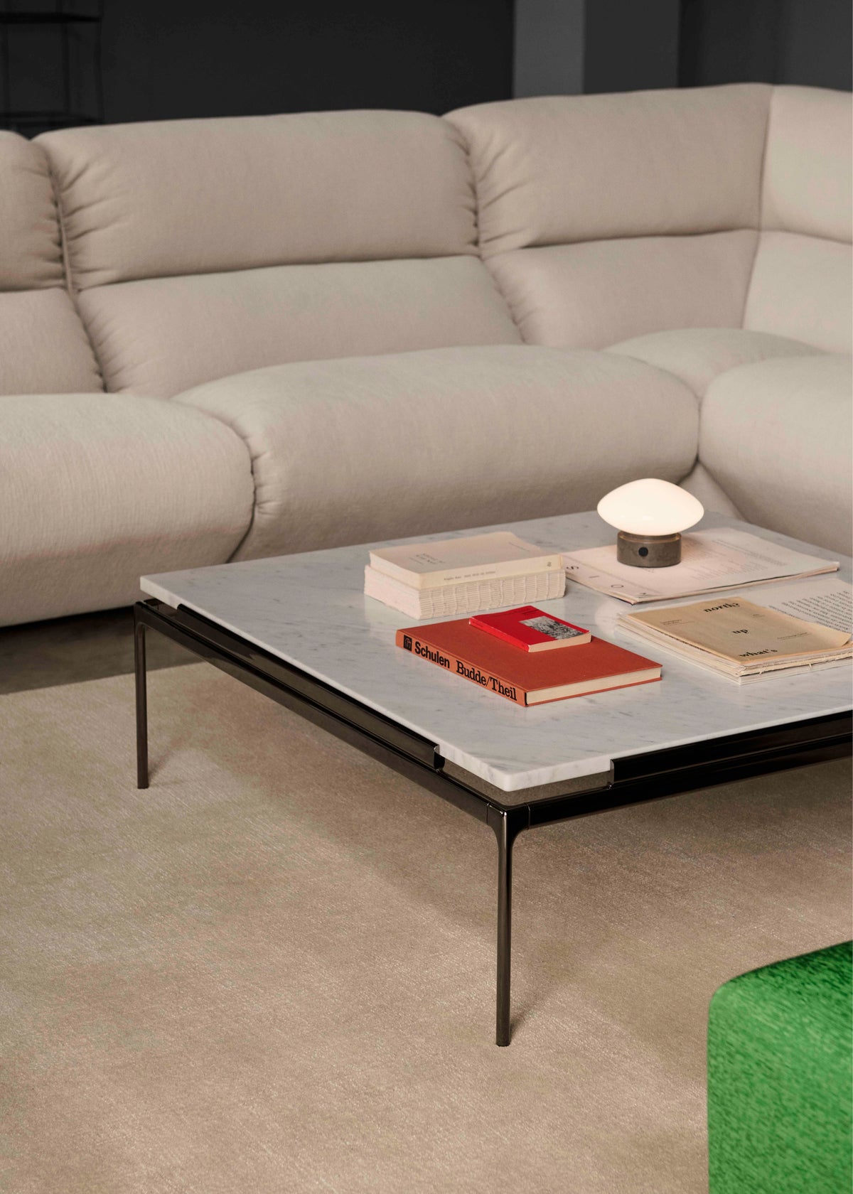 Sofa modułowa HI LO AV55 - moduł narożny tapicerowany